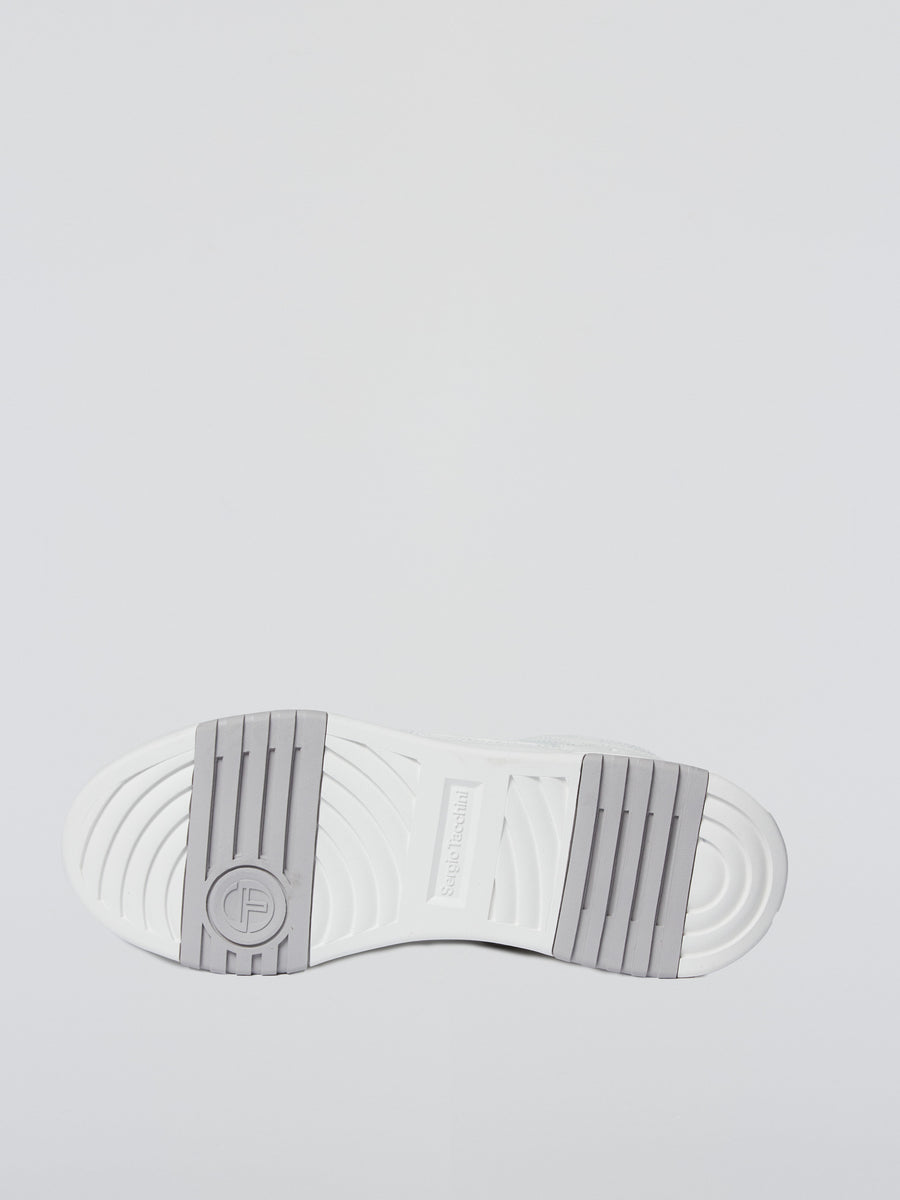BB Court Lo Sneaker-White/ Quiet Grey