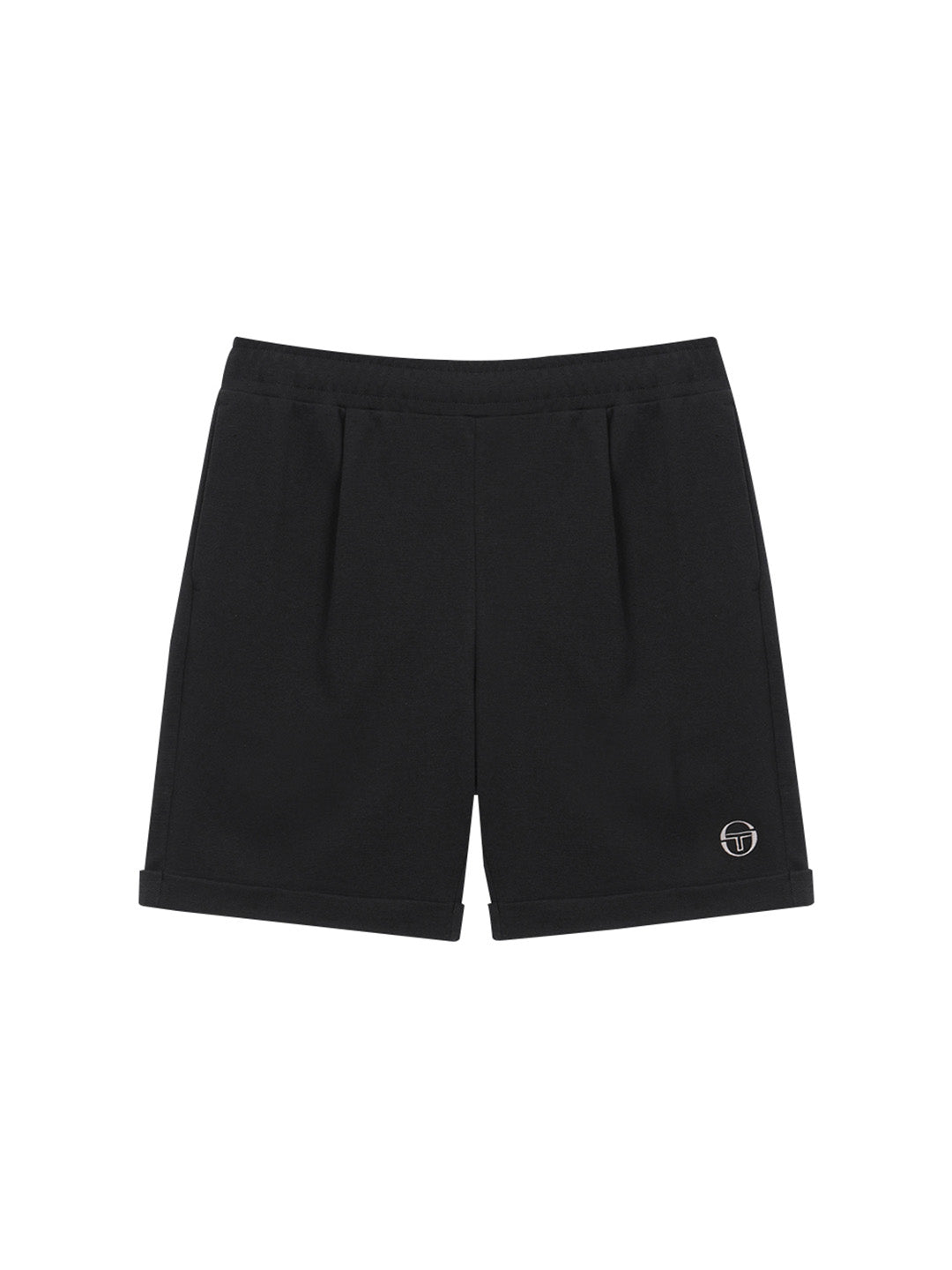 Resort Waffle Pintuck Shorts- Black/Black – Sergio Tacchini Europe