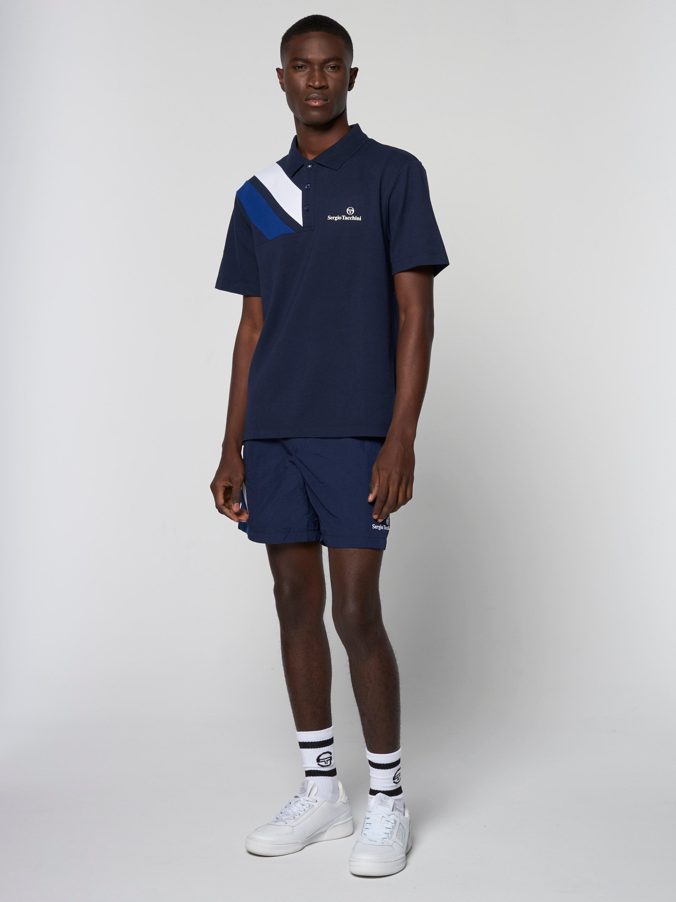 Ortica Tennis Polo Maritime Blue Sergio Tacchini Europe