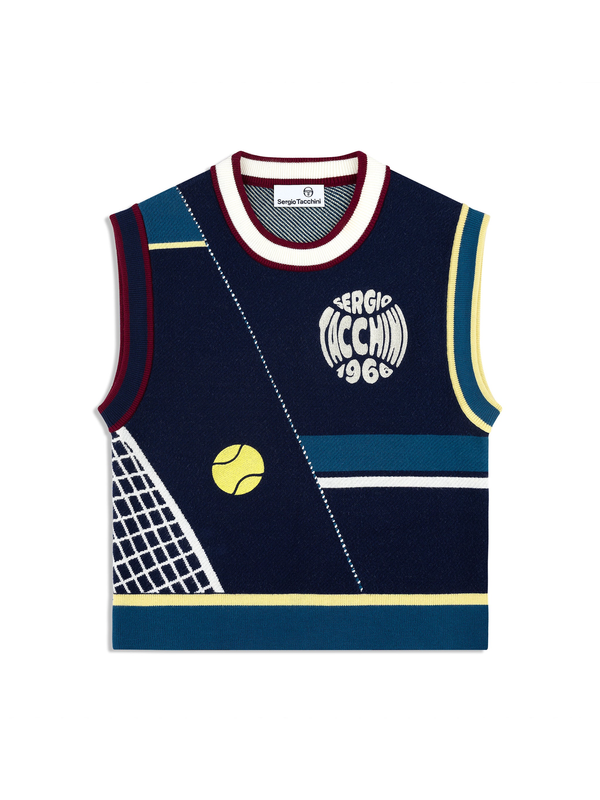Nota Knit Vest- Maritime Blue – Sergio Tacchini Europe