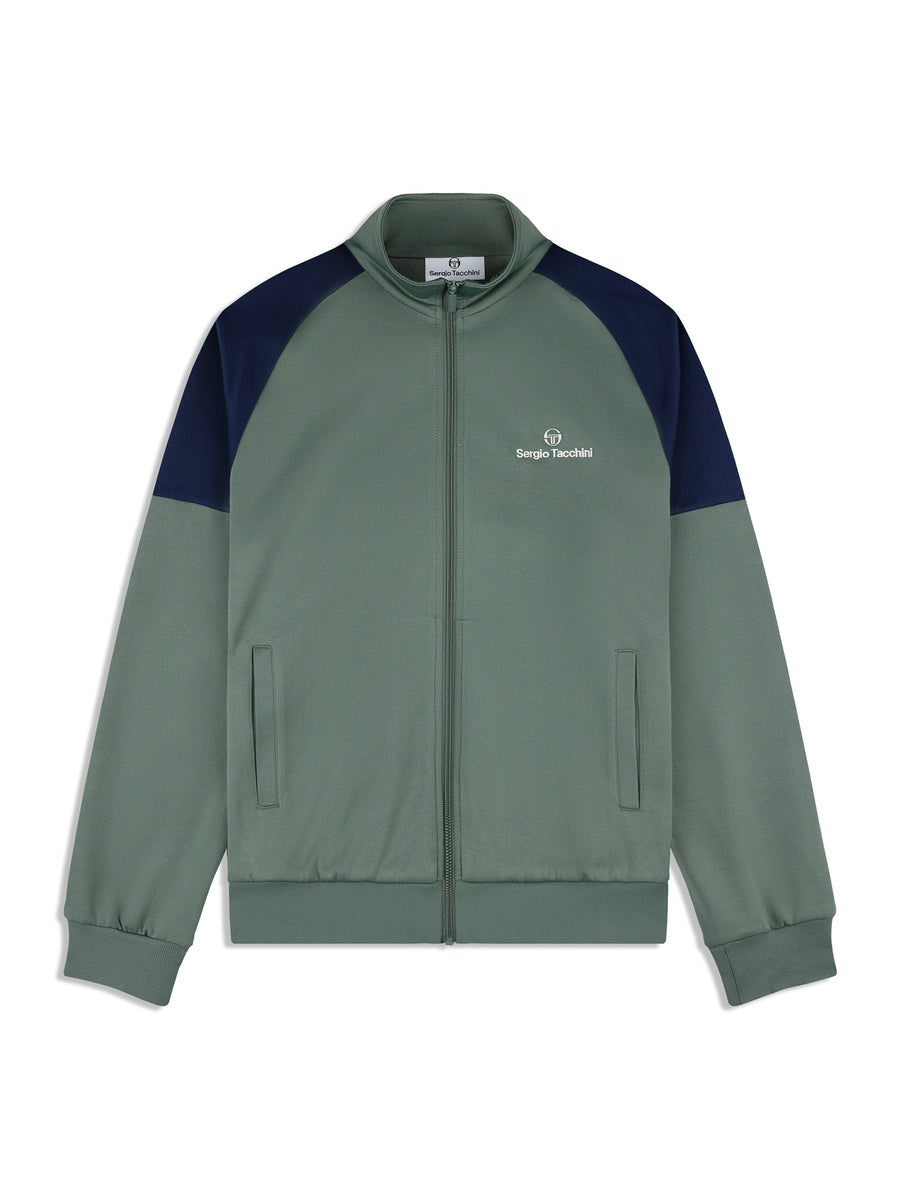 Spacco Track Jacket- Duck Green