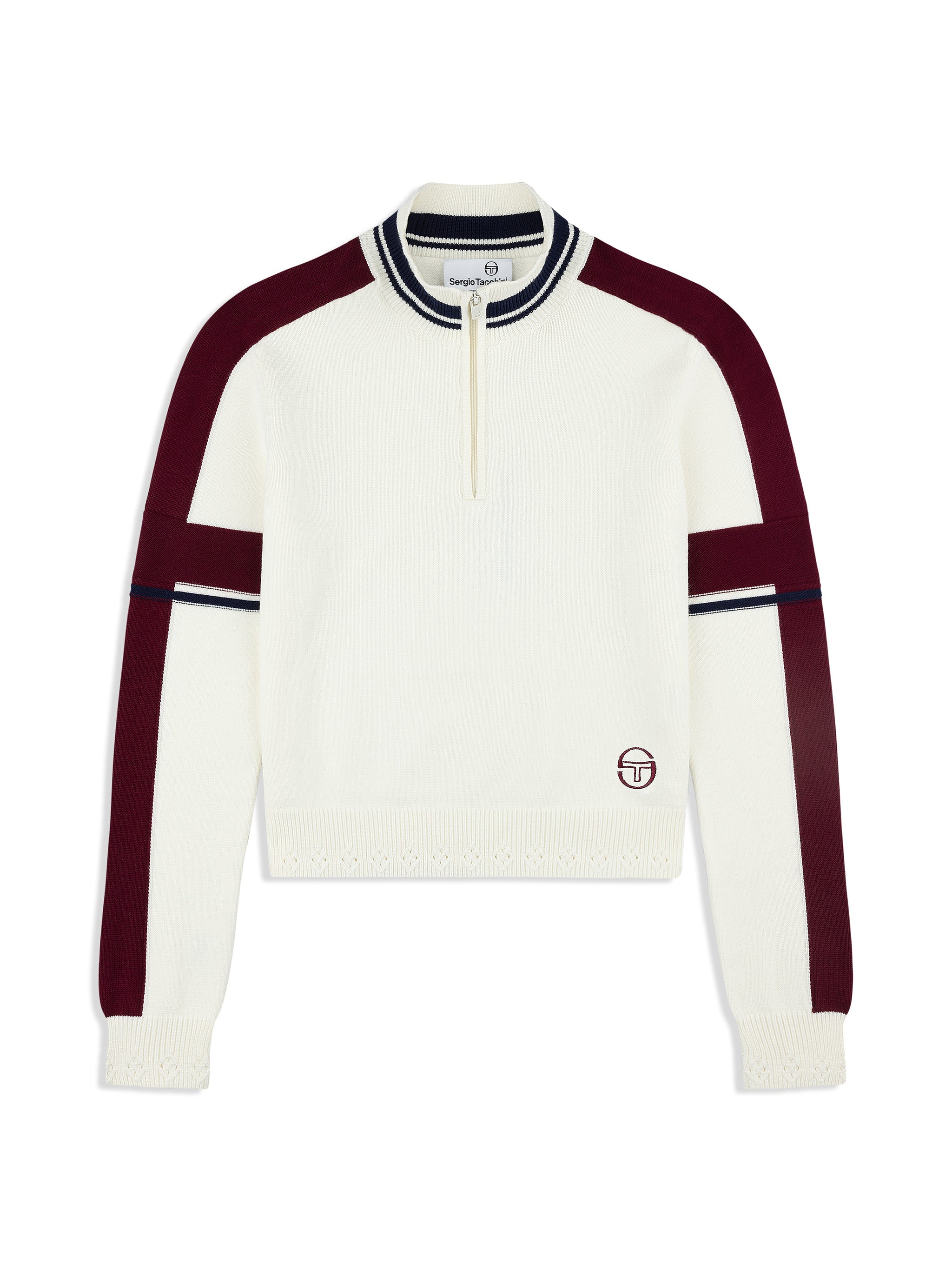 Nota Knit Quarter Zip- Gardenia – Sergio Tacchini Europe
