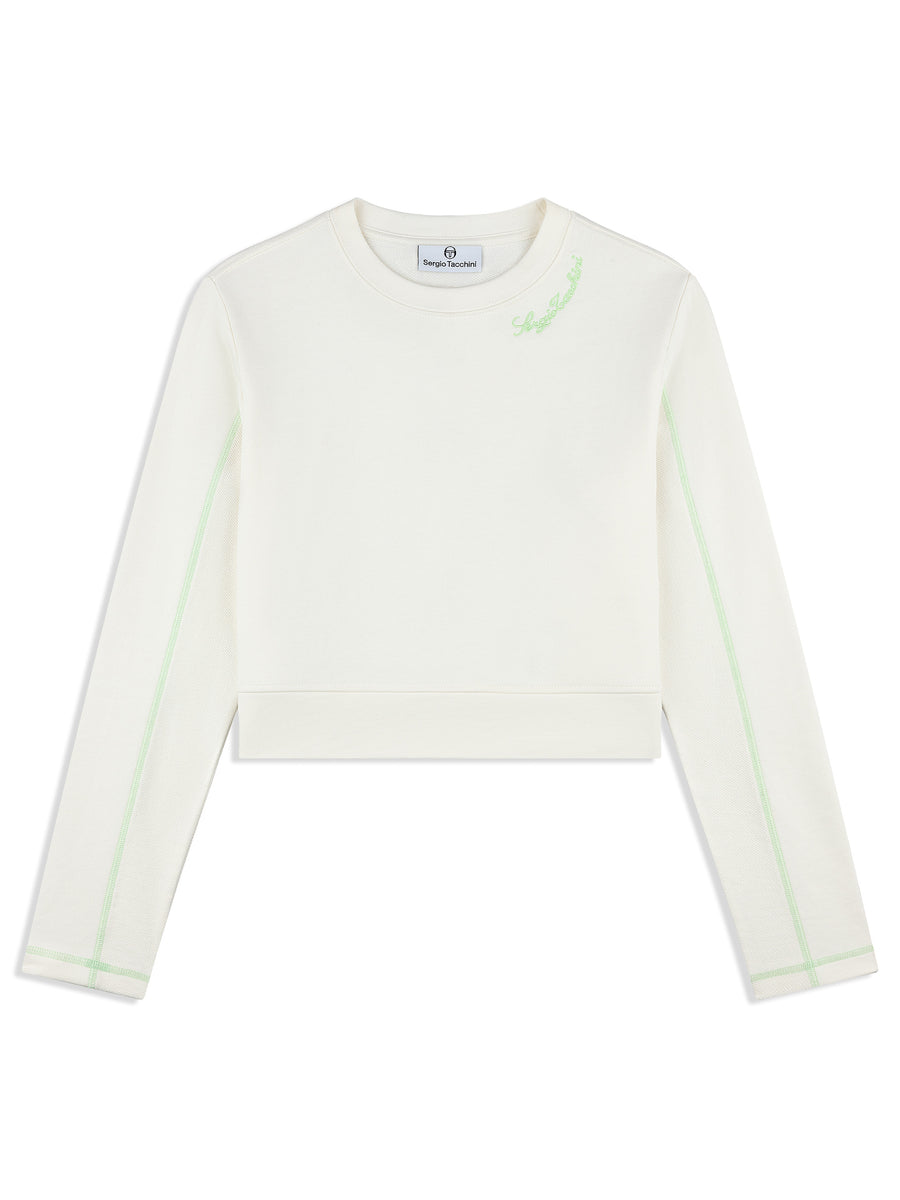 Greta Crewneck- Gardenia