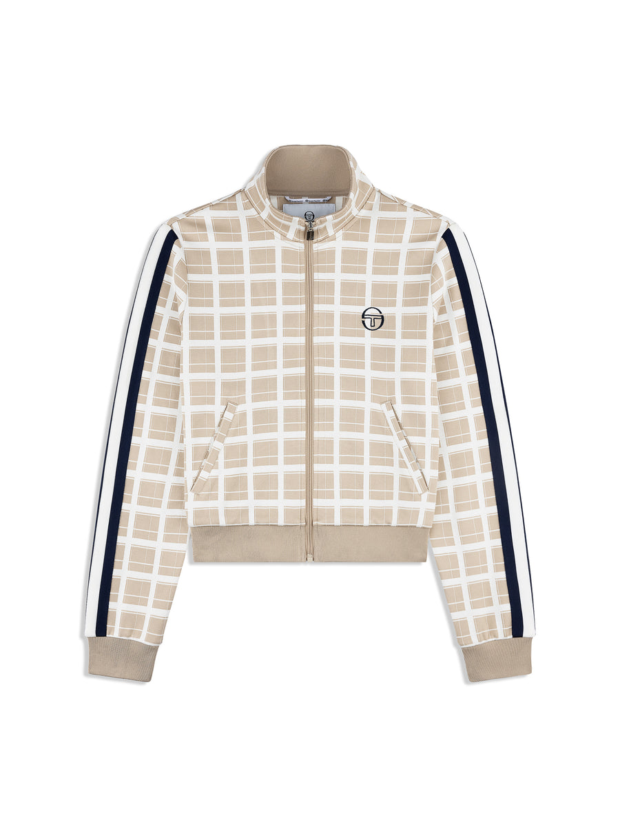 Women's Damarindo Check Track Jacket- Humus