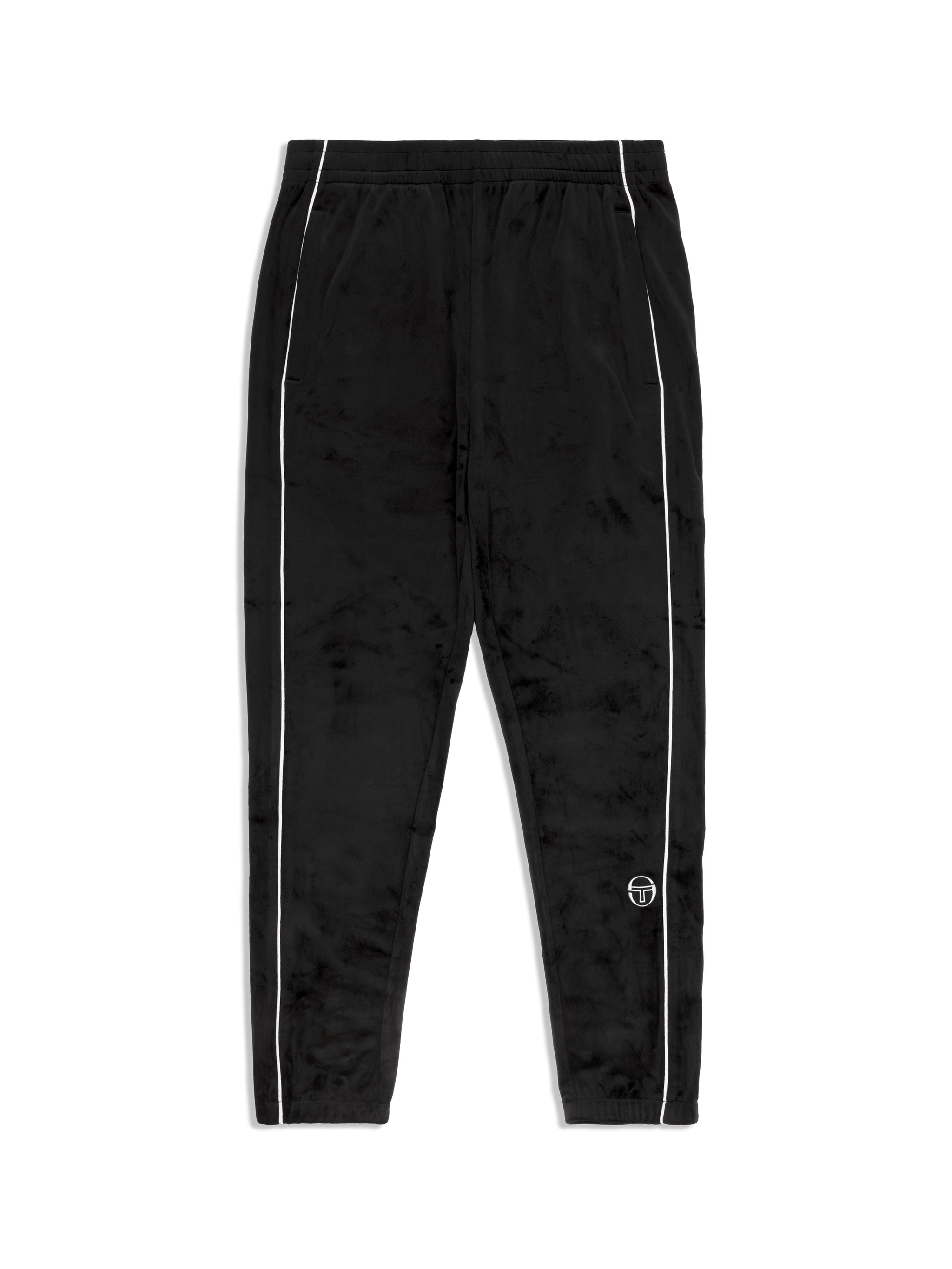 Lioni Velour Track Pant- Black Beauty – Sergio Tacchini Europe
