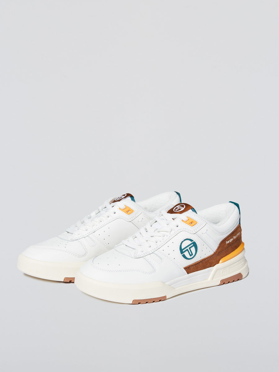 BB Court Lo Sneaker-White/ Antique White/ Pacific