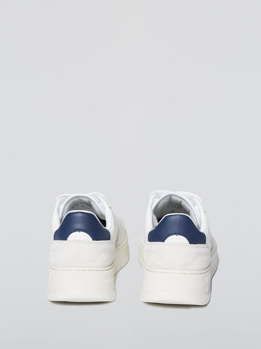 Court Classic MP Sneaker- White/ Antique White/ Maritime Blue