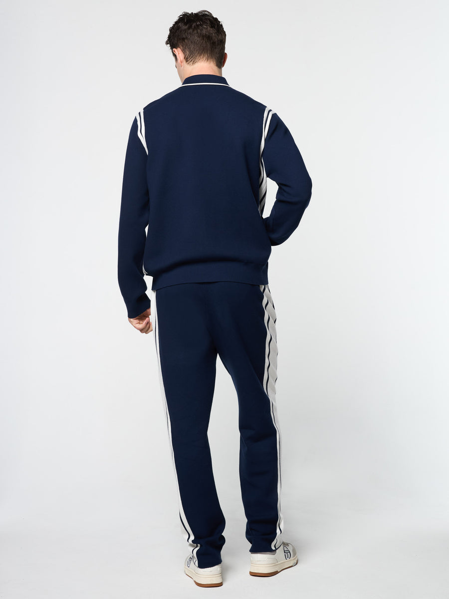 Palla Track Jacket- Maritime Blue