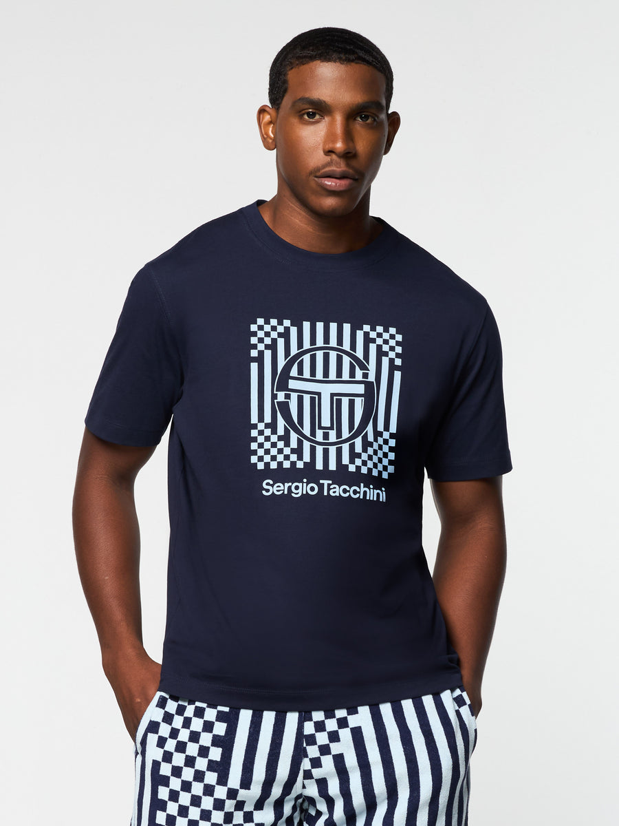 Piastrella T-Shirt- Maritime Blue