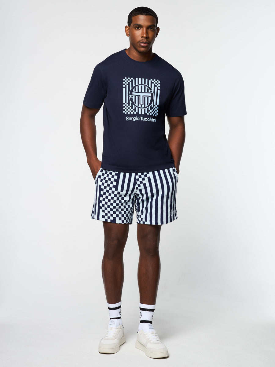 Piastrella T-Shirt- Maritime Blue