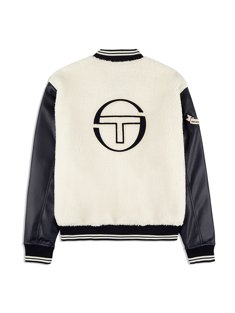 Toppa Varsity Bomber- Gardenia