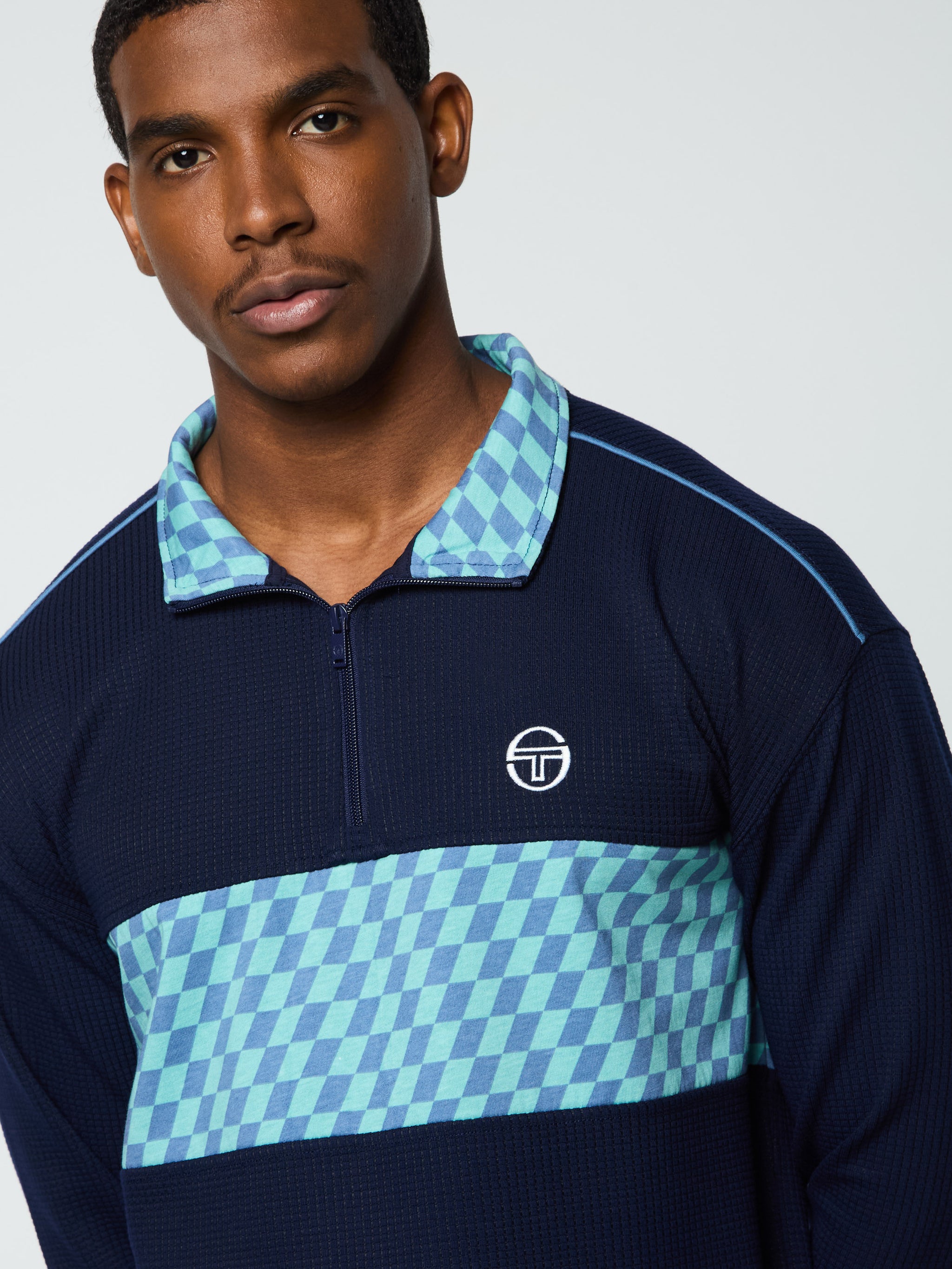 Cialda Half Zip- Maritime Blue – Sergio Tacchini Europe