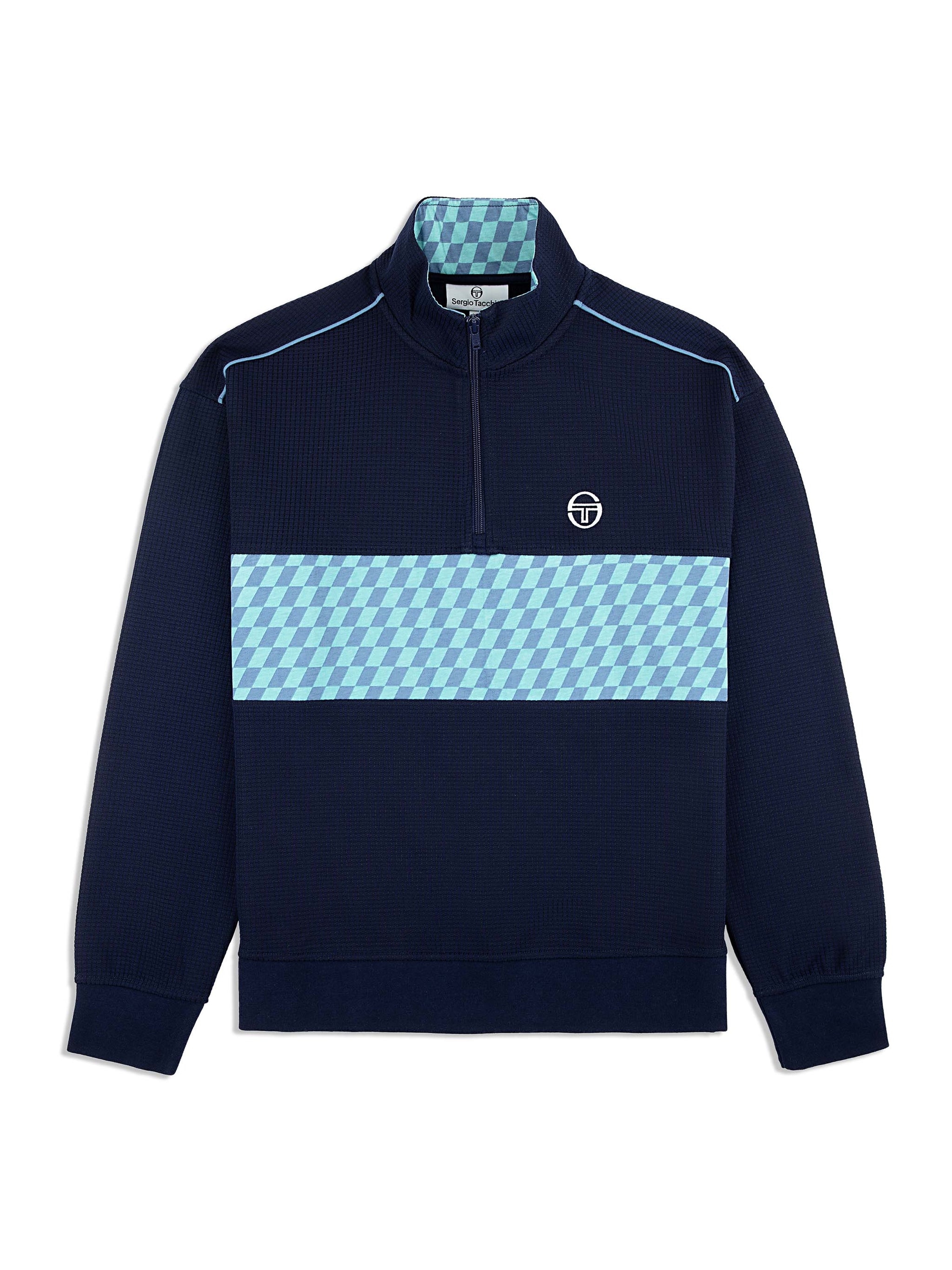 Cialda Half Zip- Maritime Blue – Sergio Tacchini Europe