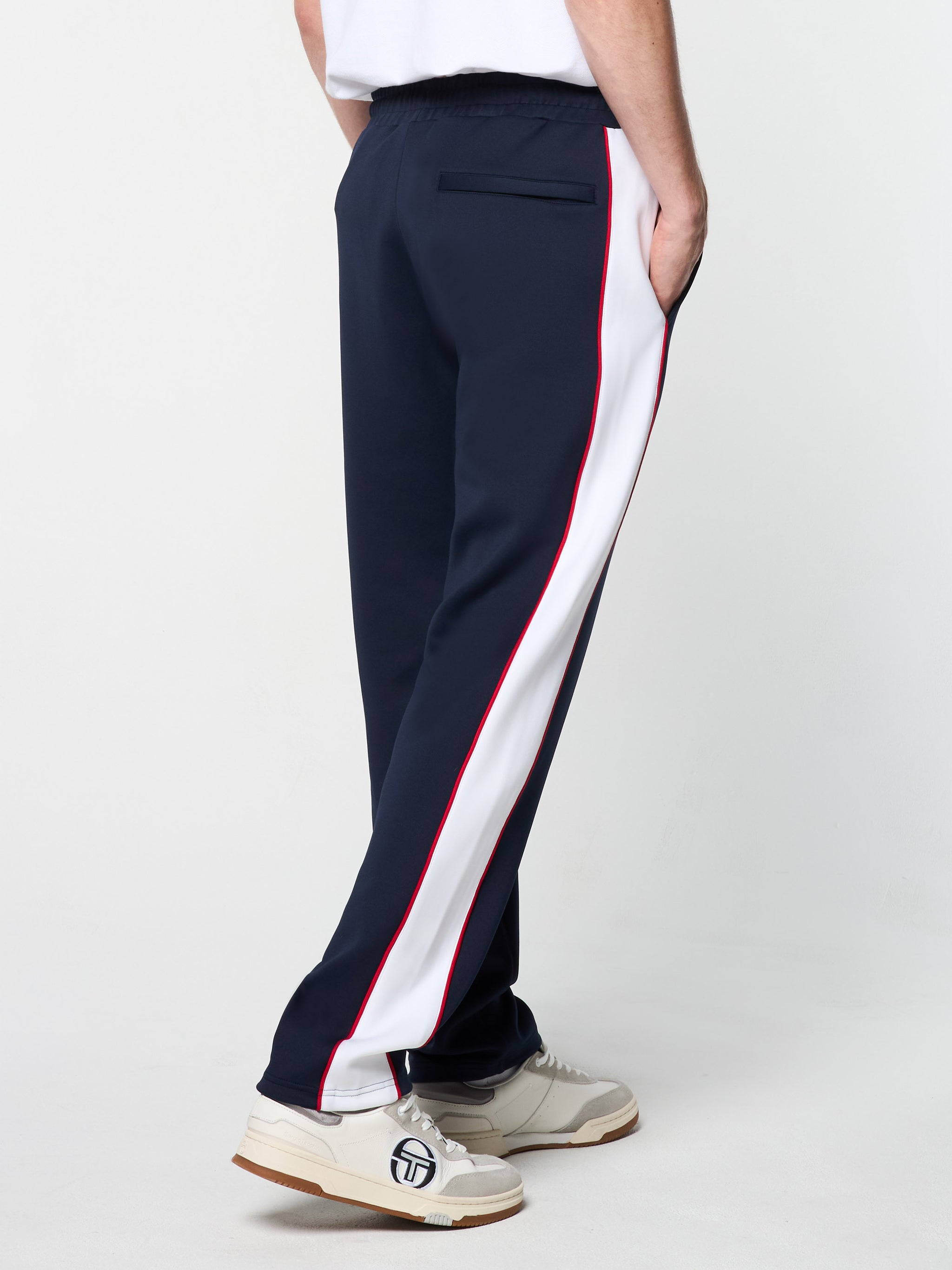 Pantalon Capri Redgreen Rayé Blanc Et Bleu - Taille 44 - Occasion Très Bon état