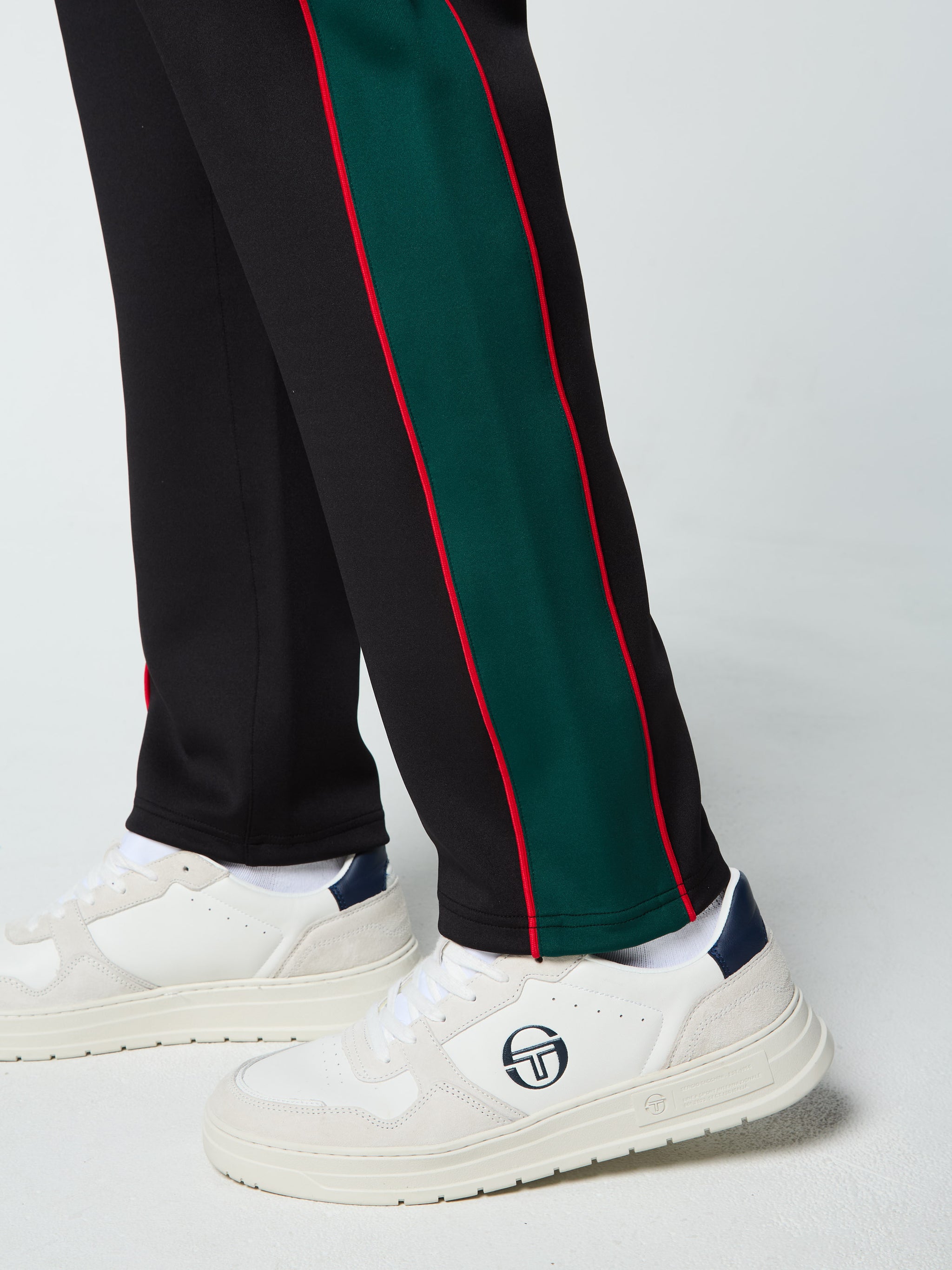 美品 DIMITO TRACK PANTS Retro Zumba Track Pants: Straight Leg with Side Trim, Elastic