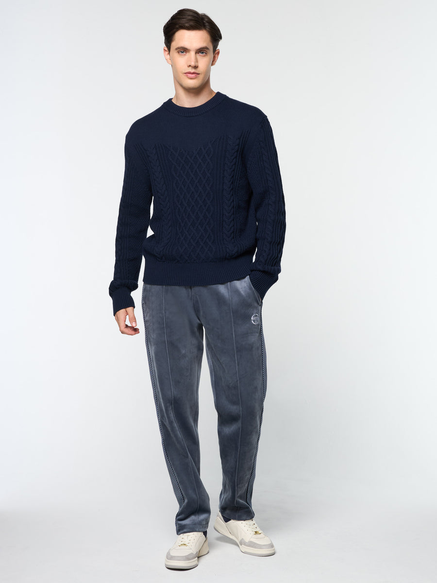 Giacomo Knit Sweater- Maritime Blue