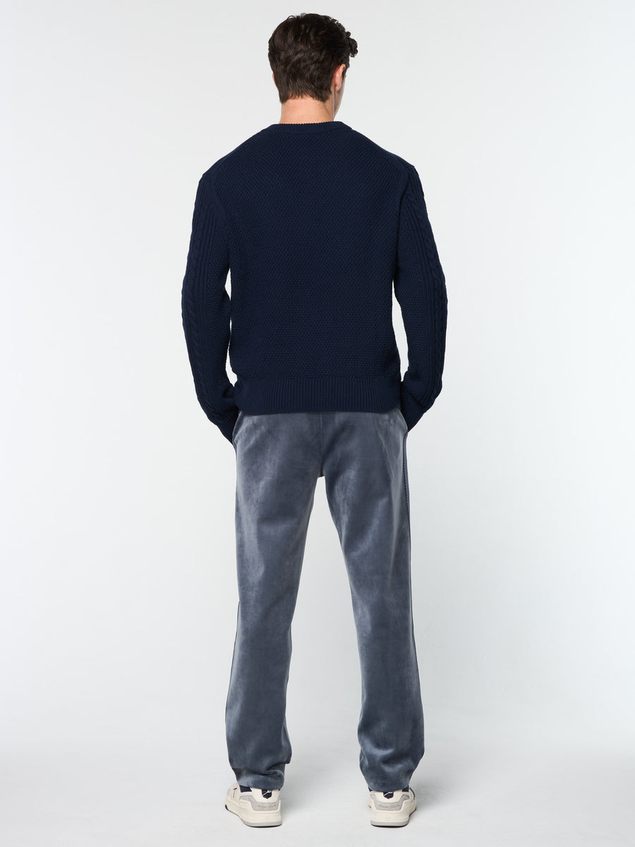 Giacomo Knit Sweater- Maritime Blue