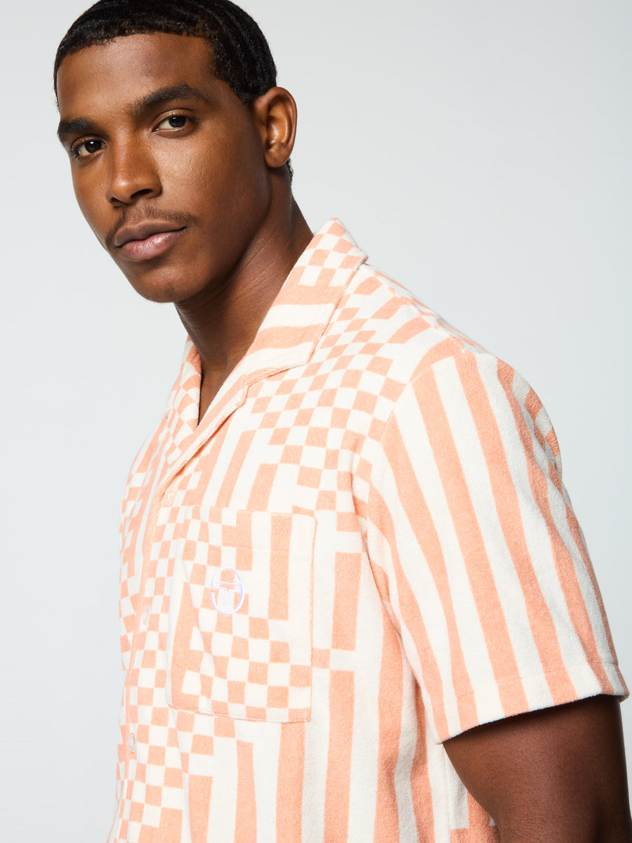 Piastrella Terry Cabana Shirt- Canyon Sunset