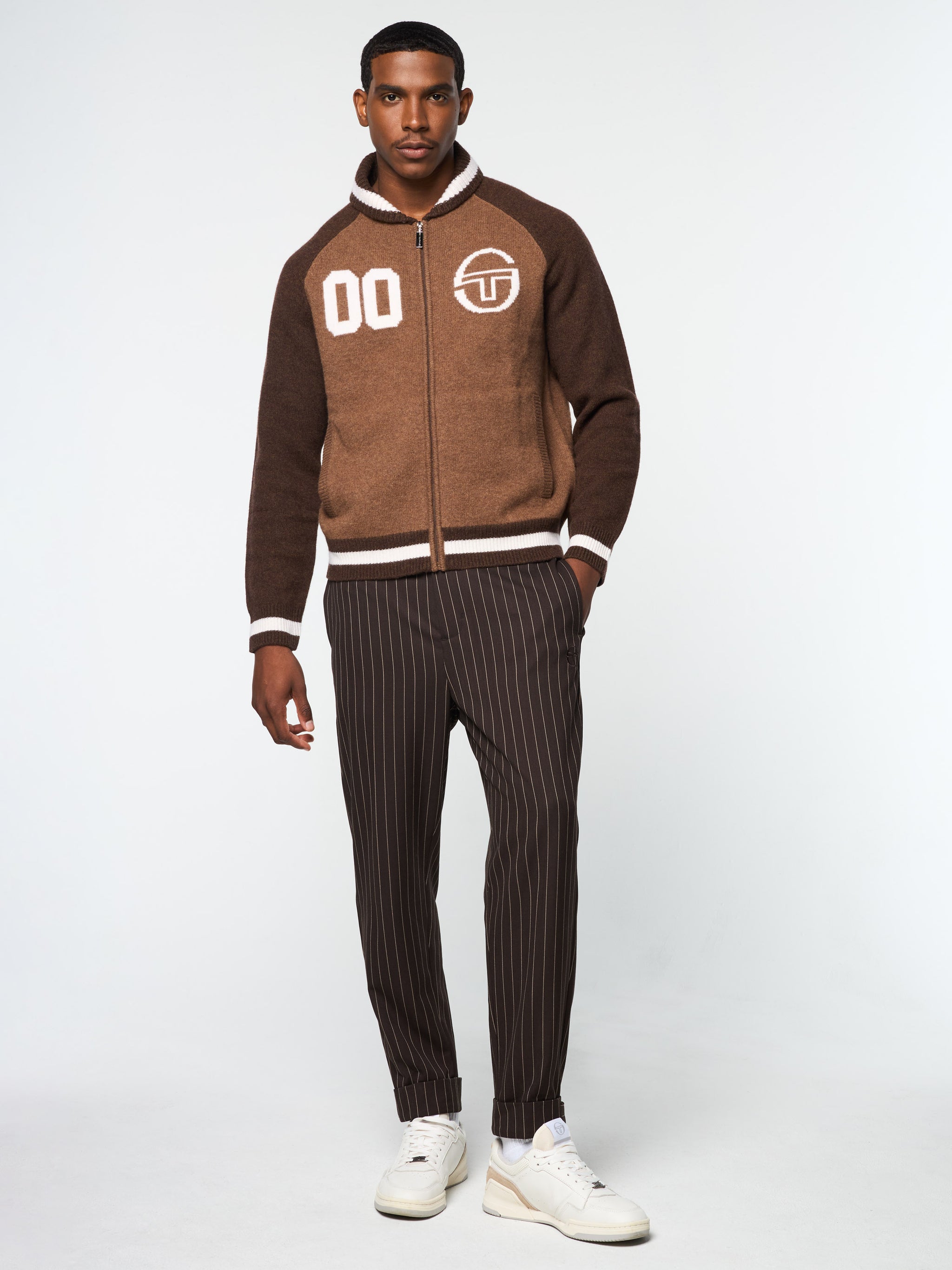 Atella Shawl Cardigan- Cappuccino – Sergio Tacchini Europe