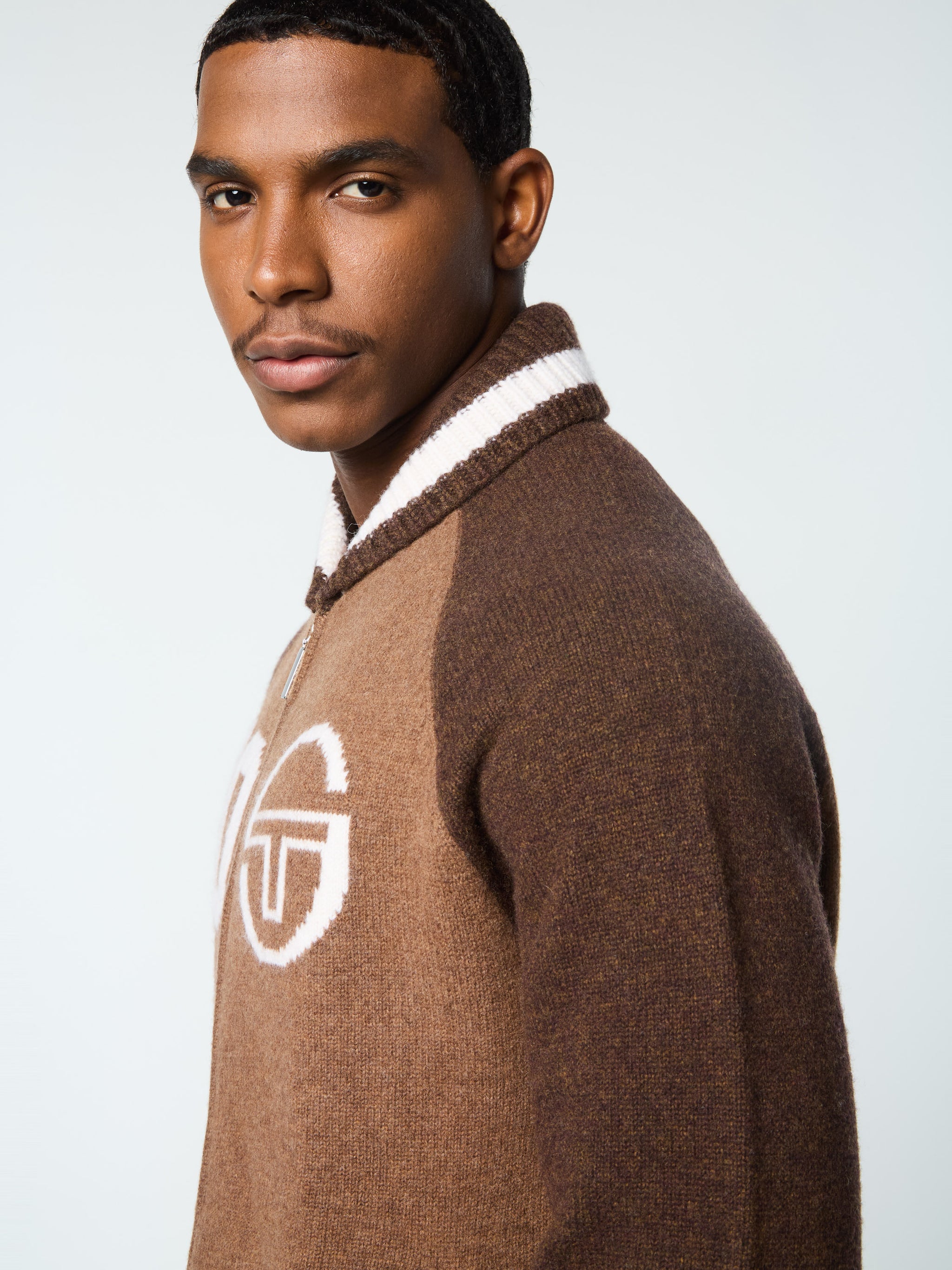 美品 SERGIO TACCHINI FOR PALMS&CO. カーディガン Atella Shawl Cardigan- Cappuccino – Sergio Tacchini Europe
