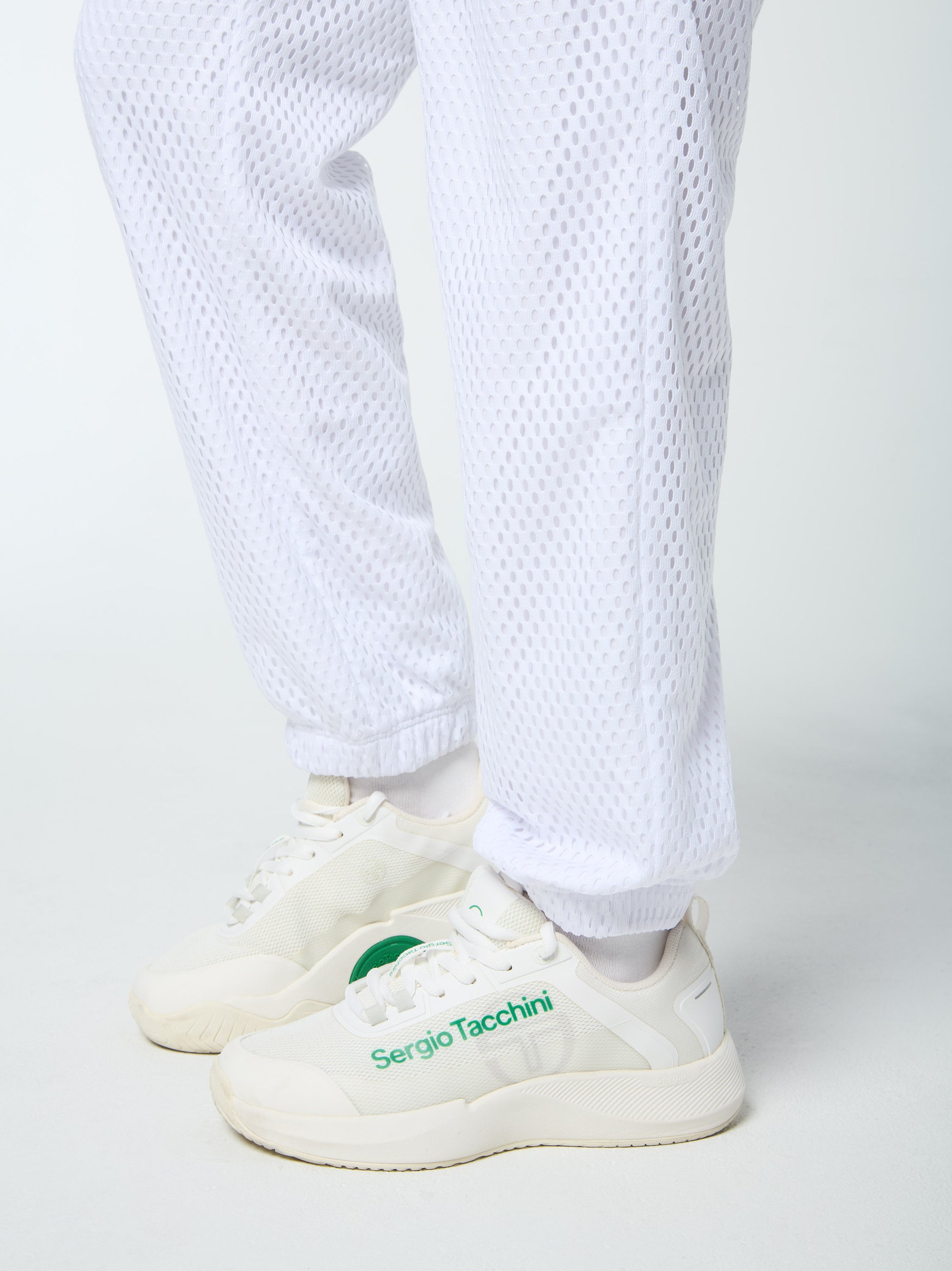 Adria Mesh Track Pant- Brilliant White – Sergio Tacchini Europe