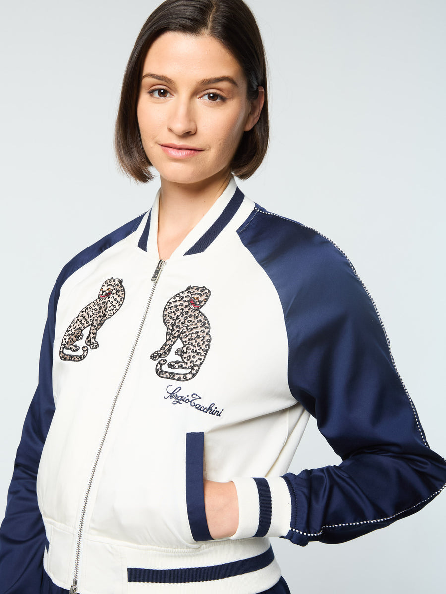 Women's Suveniri Track Jacket- Maritime Blue