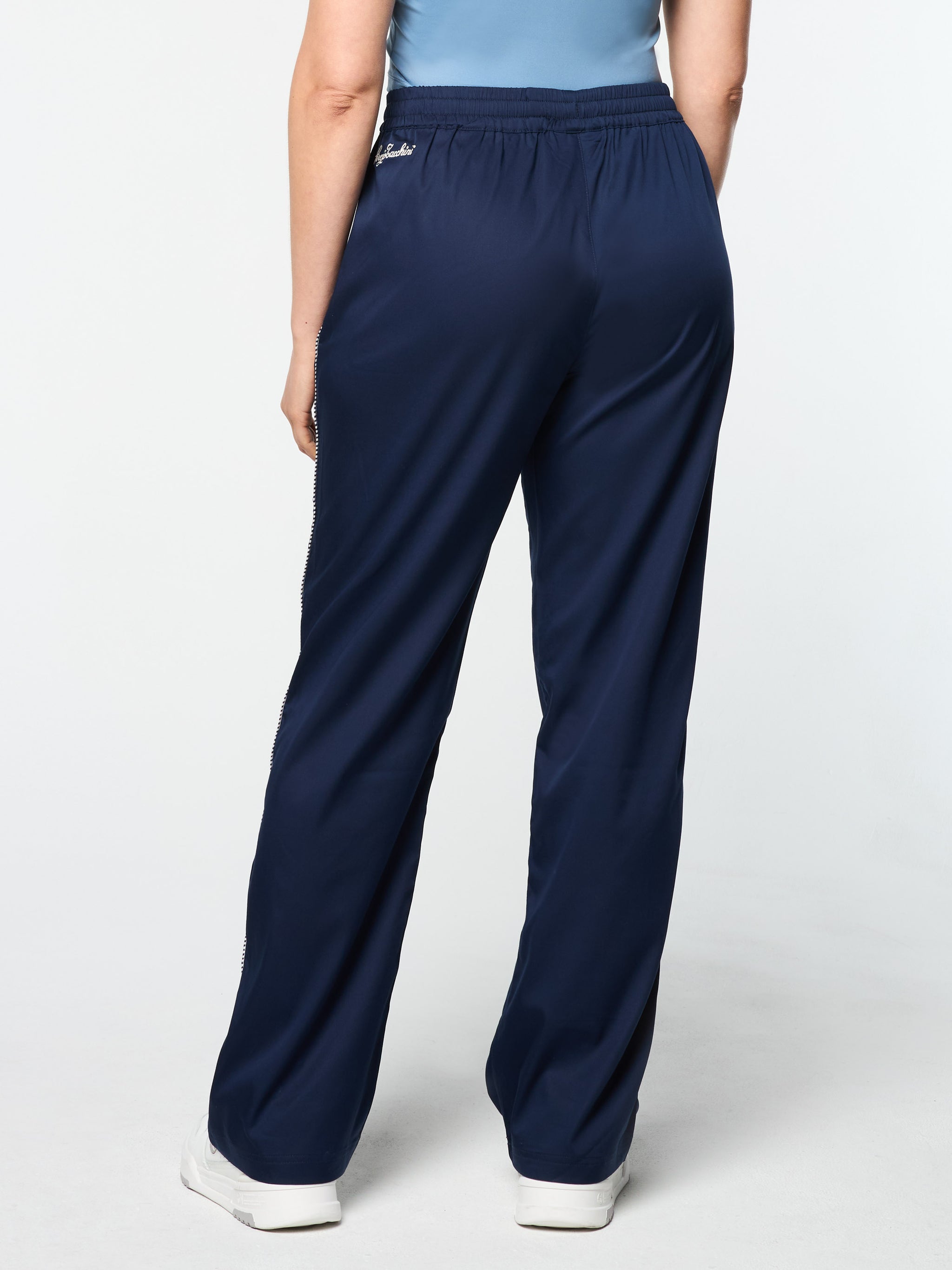 美品 REPUBLIC&CO WIDE TRACK SUIT PANTS Women's Suveniri Track Pant- Maritime Blue – Sergio Tacchini