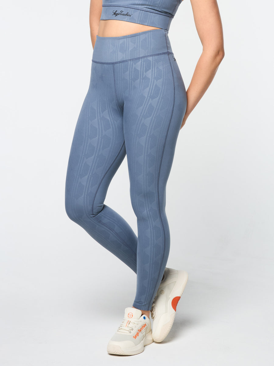 Viano Printed Leggings- Grisaille