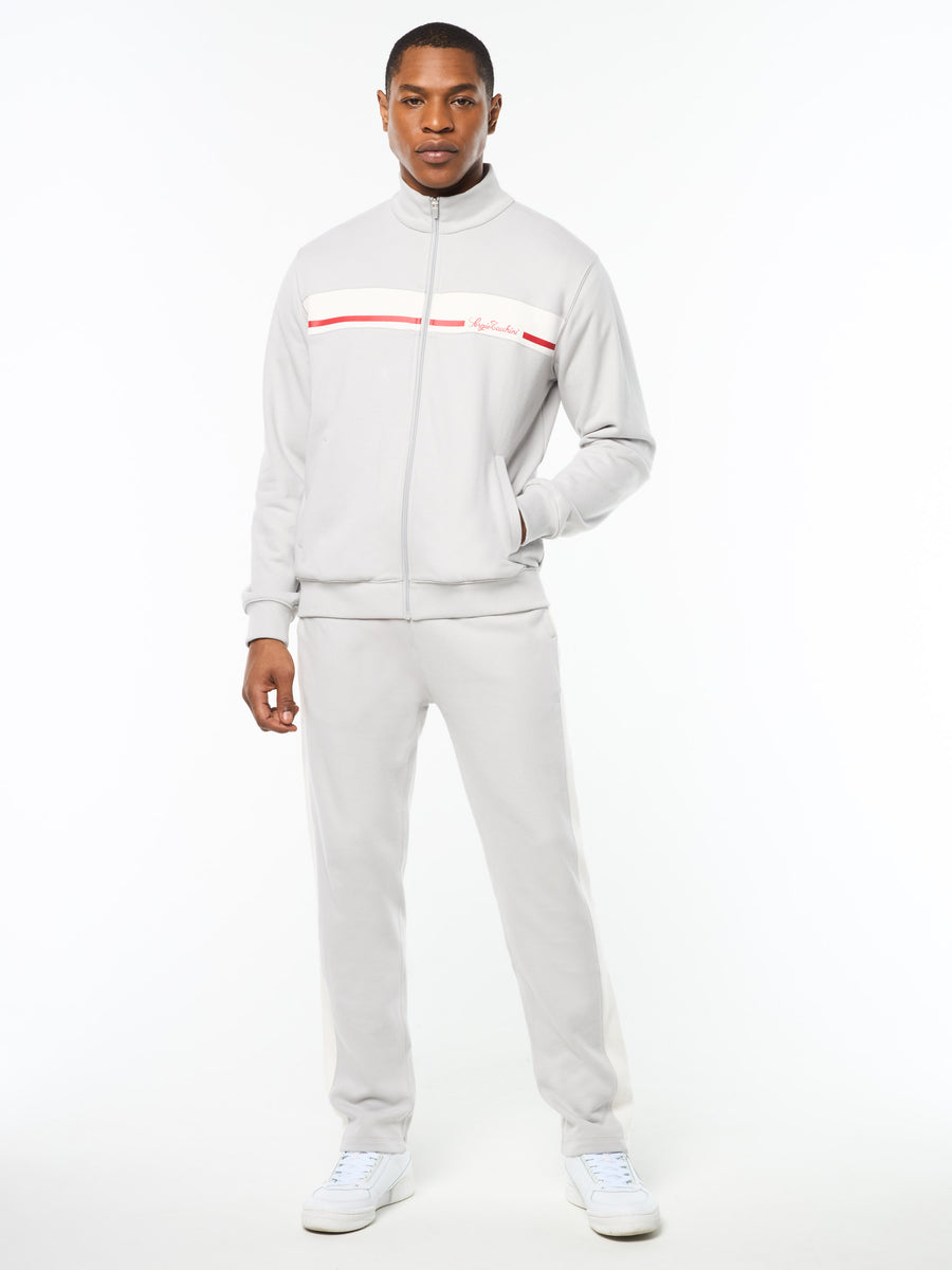 Cursivo Track Jacket- Quiet Grey – Sergio Tacchini Europe