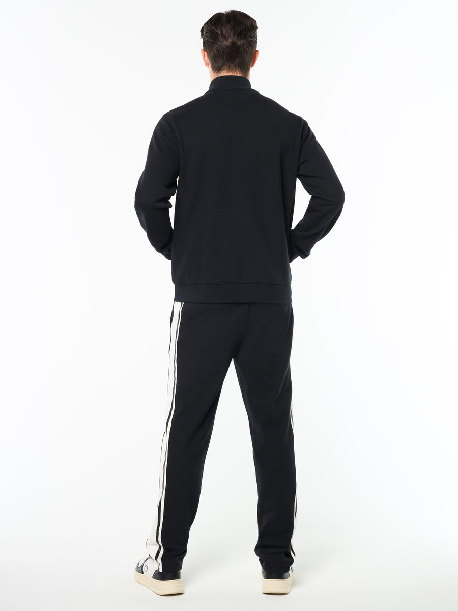 Cursivo Track Jacket- Black Beauty