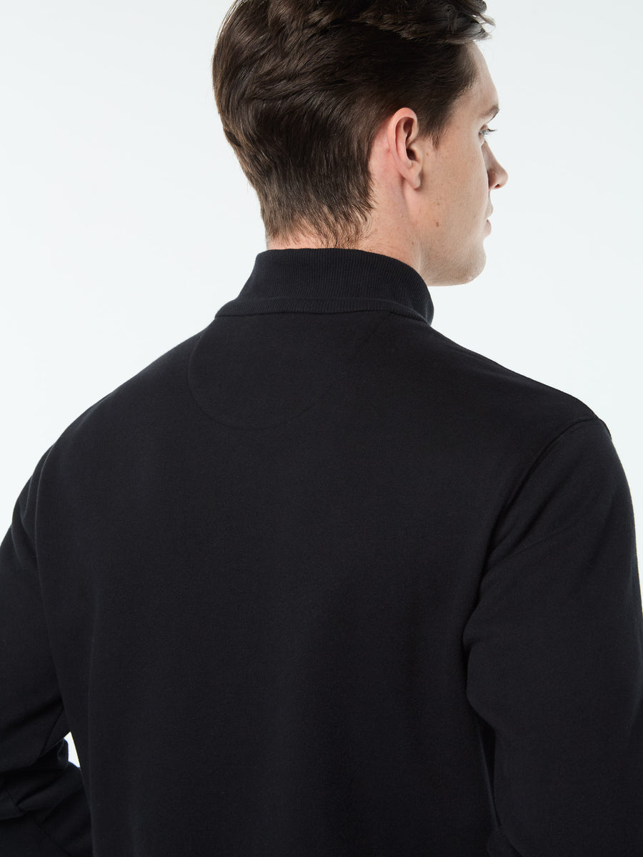 Cursivo Track Jacket- Black Beauty