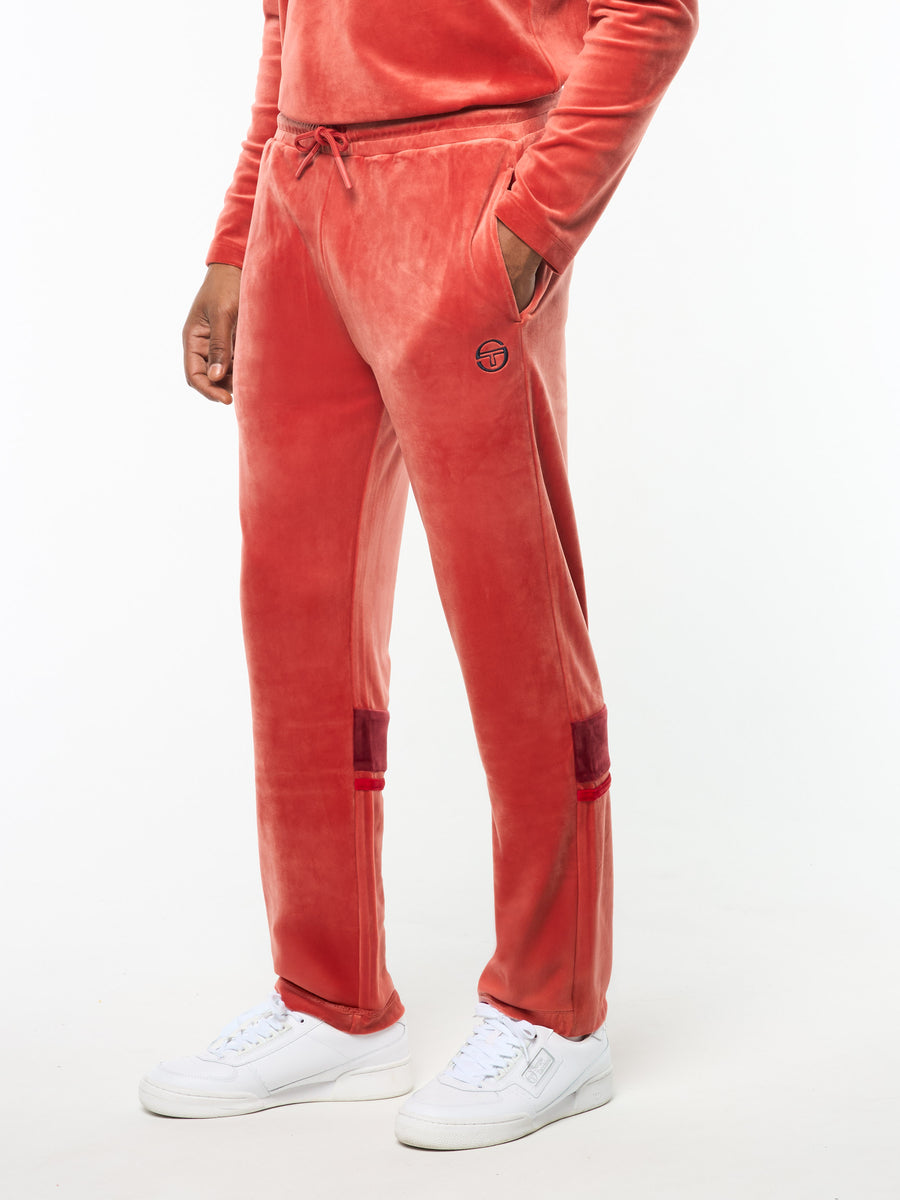 Damarindo Velour Track Pant- Hot Sauce