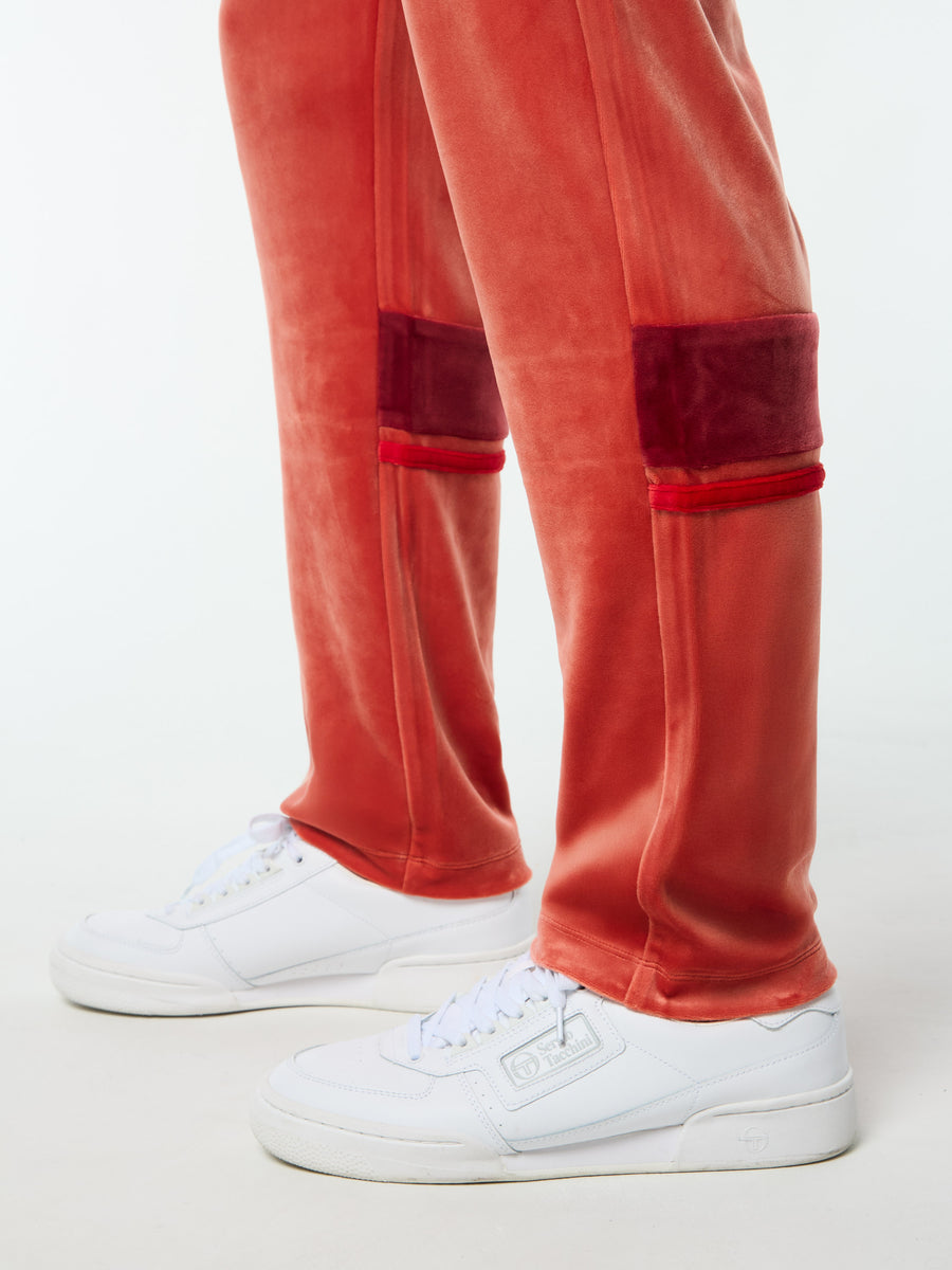 Damarindo Velour Track Pant- Hot Sauce