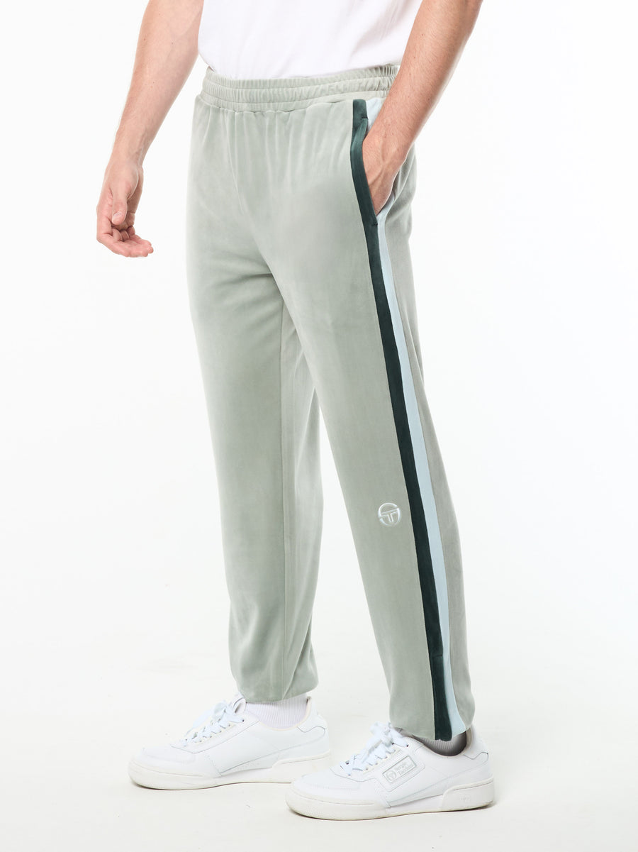 Banda Velour Track Pant- Slate Gray
