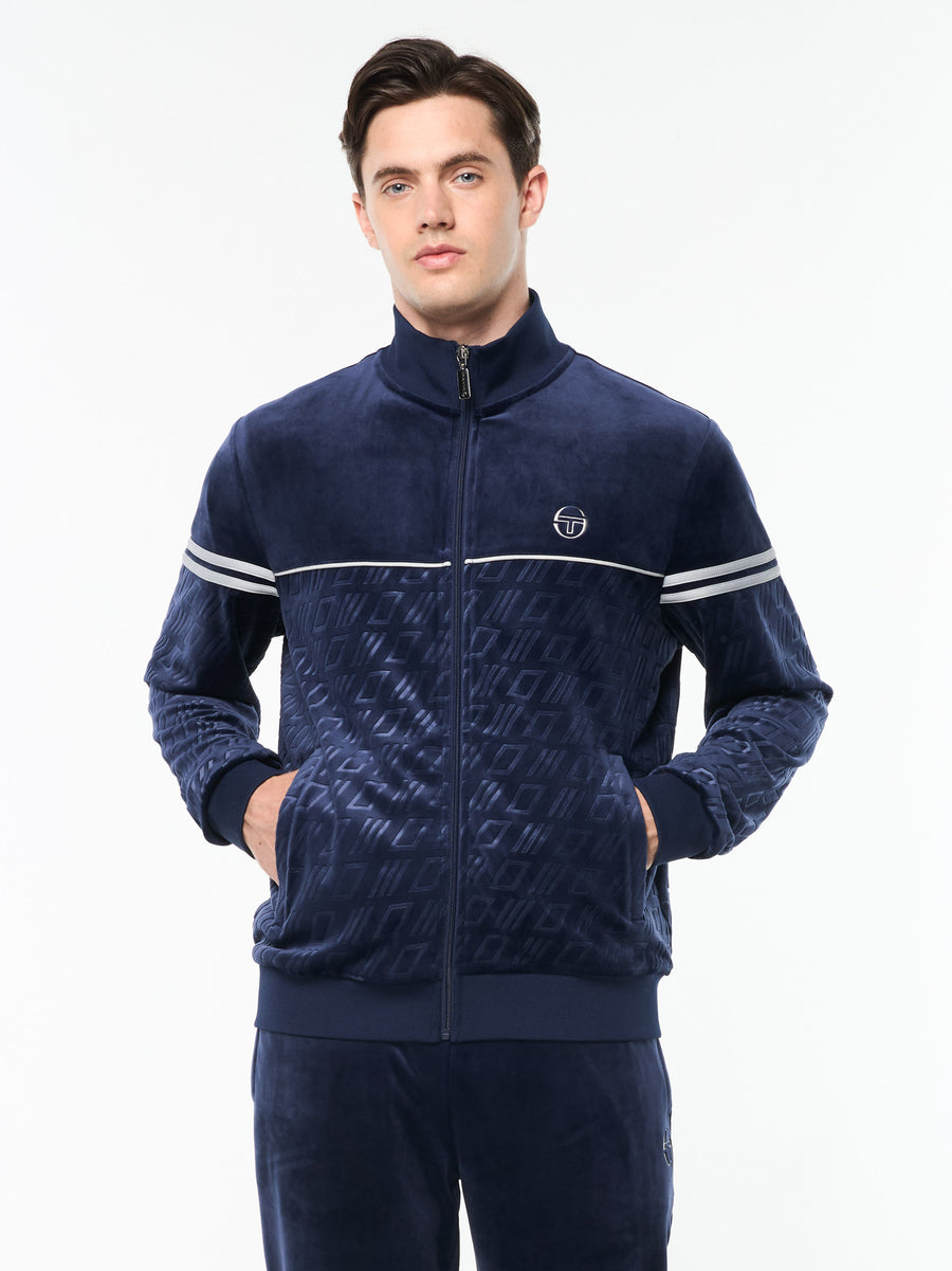 Bandiera Track Jacket- Maritime Blue