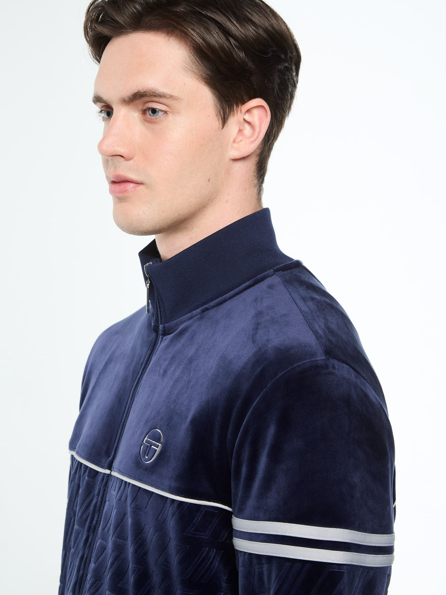 Bandiera Track Jacket- Maritime Blue