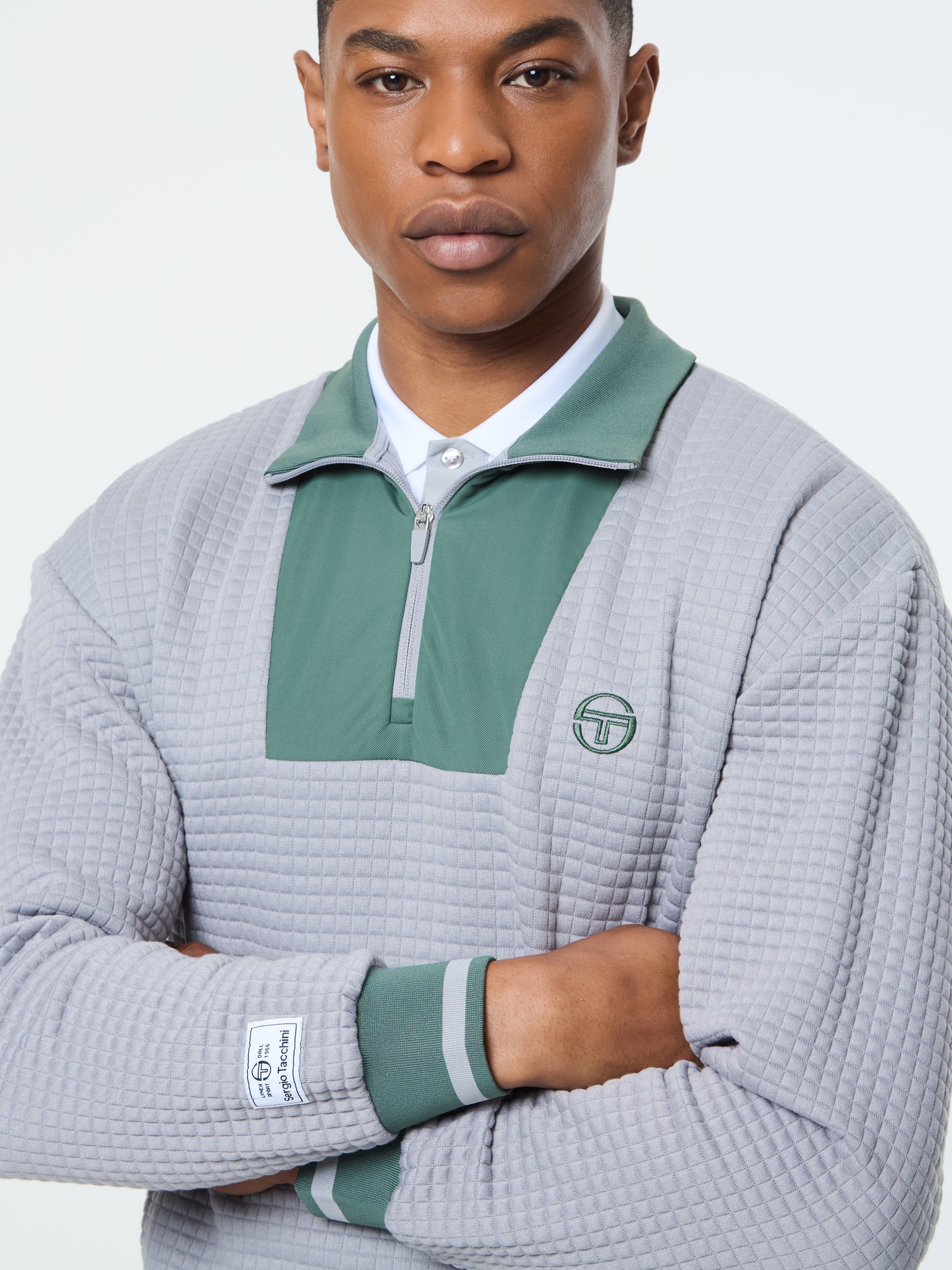 Netto Quarter Zip- Sleet – Sergio Tacchini Europe