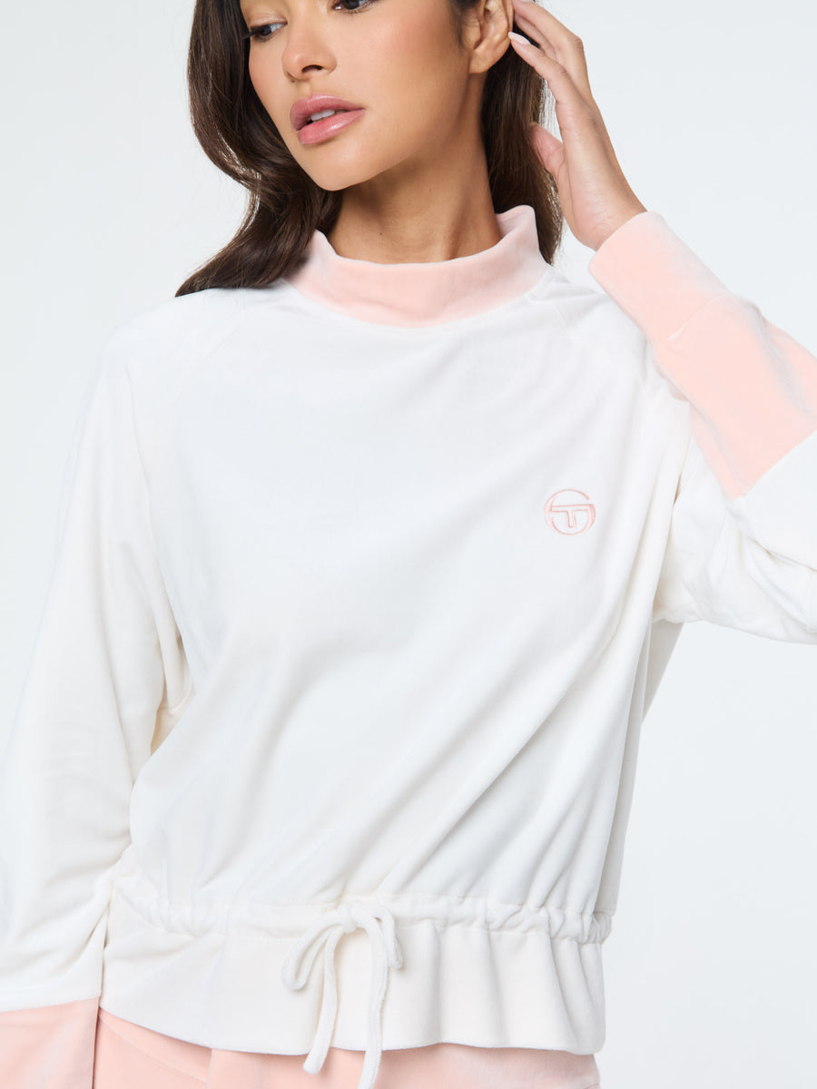 Lina Velour Top- Gardenia – Sergio Tacchini Europe