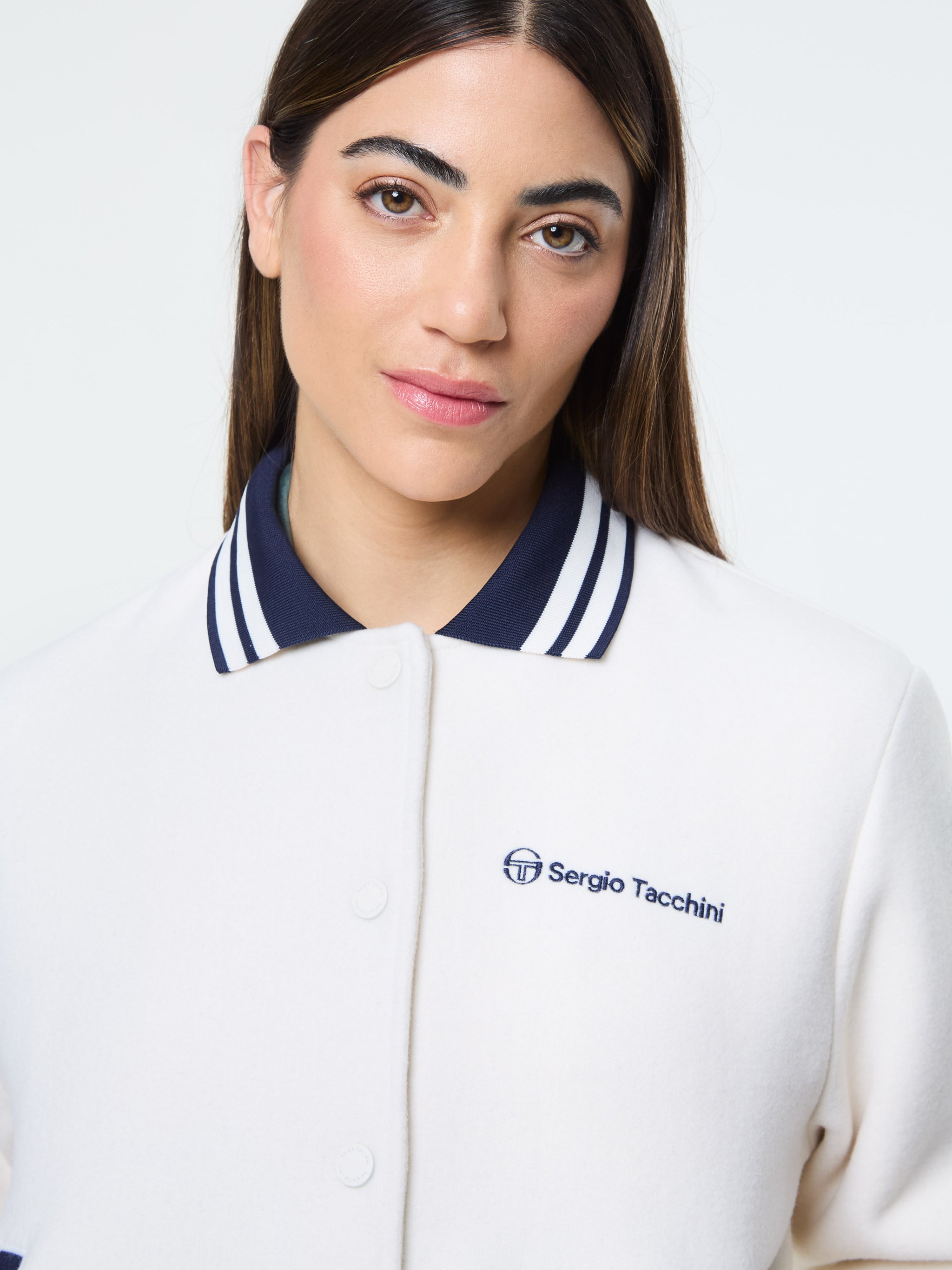 Marisa Varsity Jacket- Gardenia – Sergio Tacchini Europe