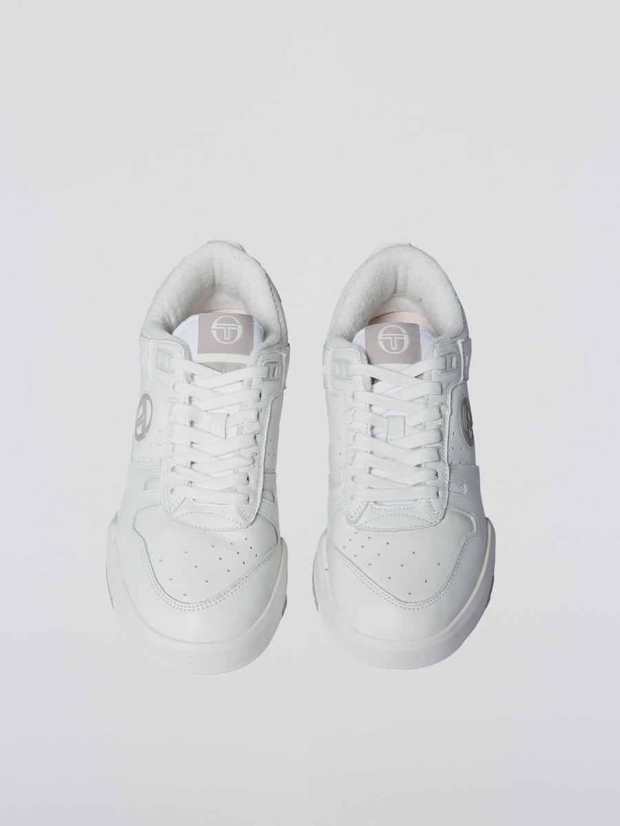 BB Court Lo Sneaker-White/ Quiet Grey