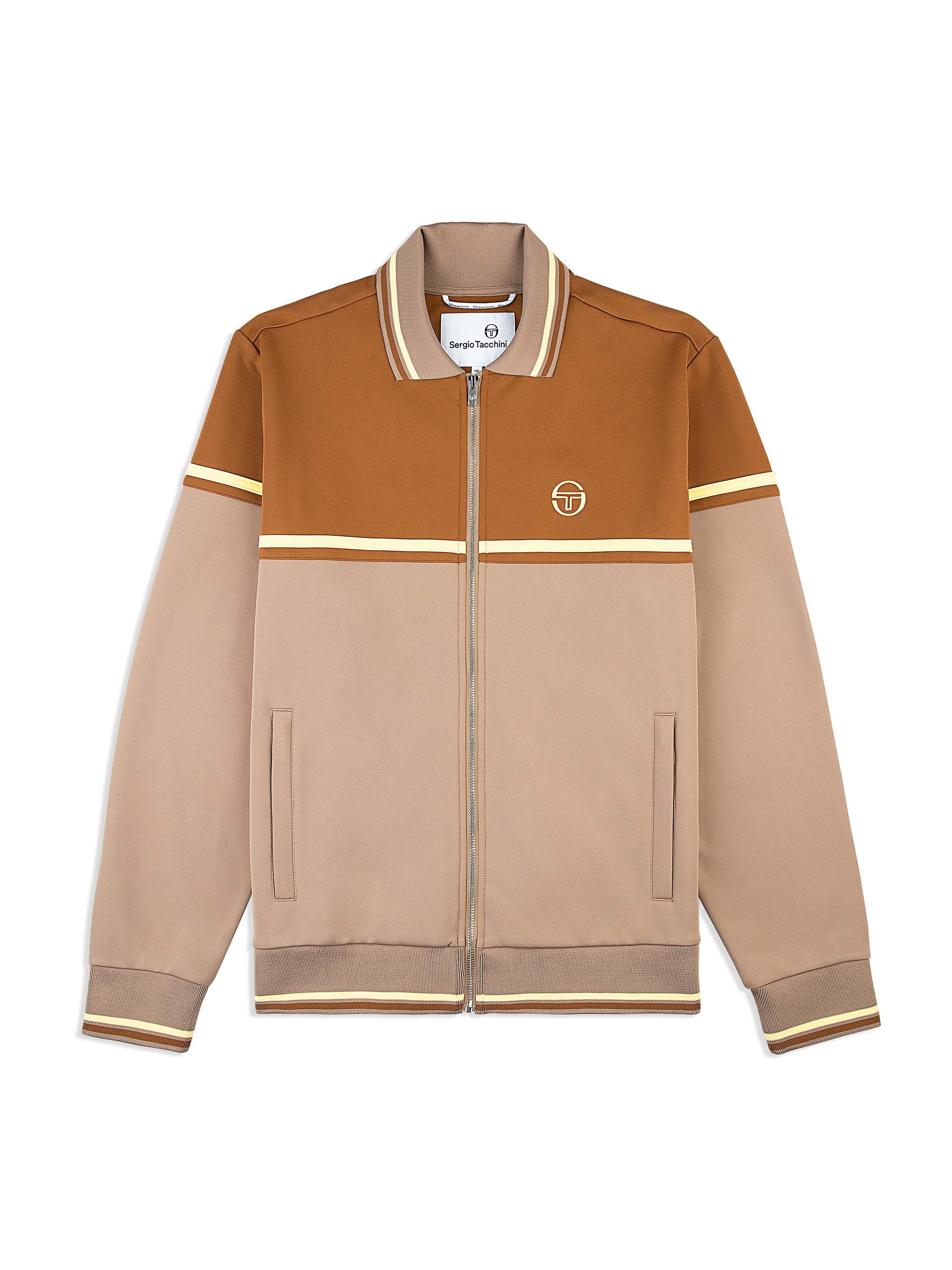 Olmi Track Jacket- Taupe Grey – Sergio Tacchini Europe