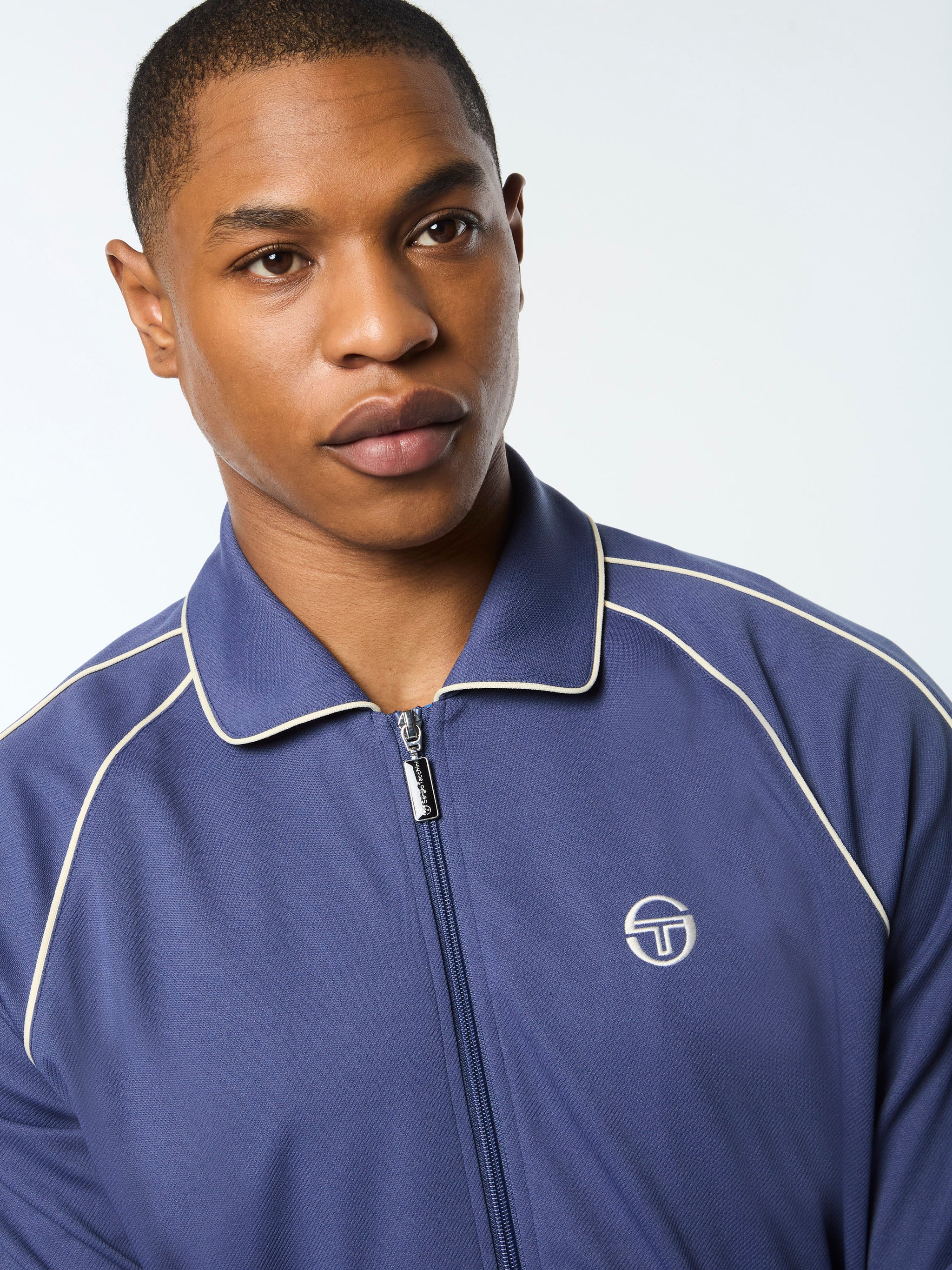 Ettore Track Jacket- Blue Indigo – Sergio Tacchini Europe