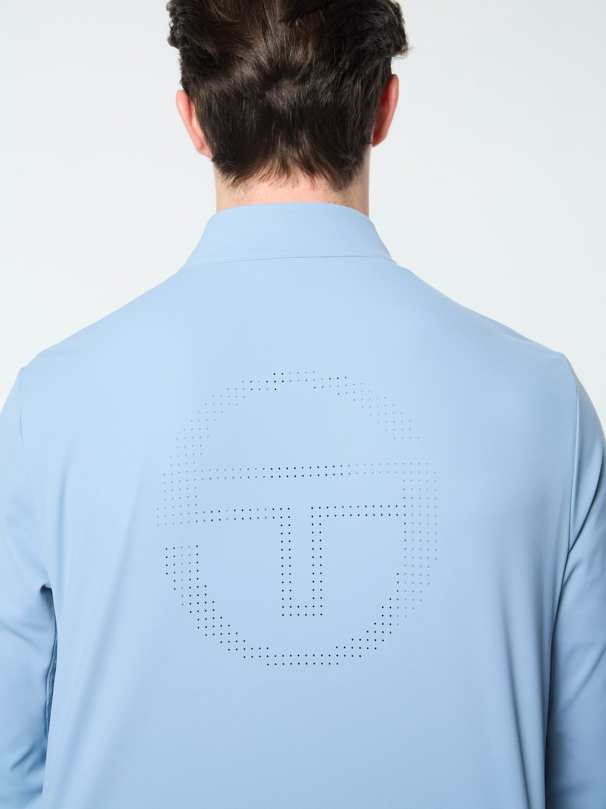 Elio 1/4 Zip Pullover- Faded Denim – Sergio Tacchini Europe