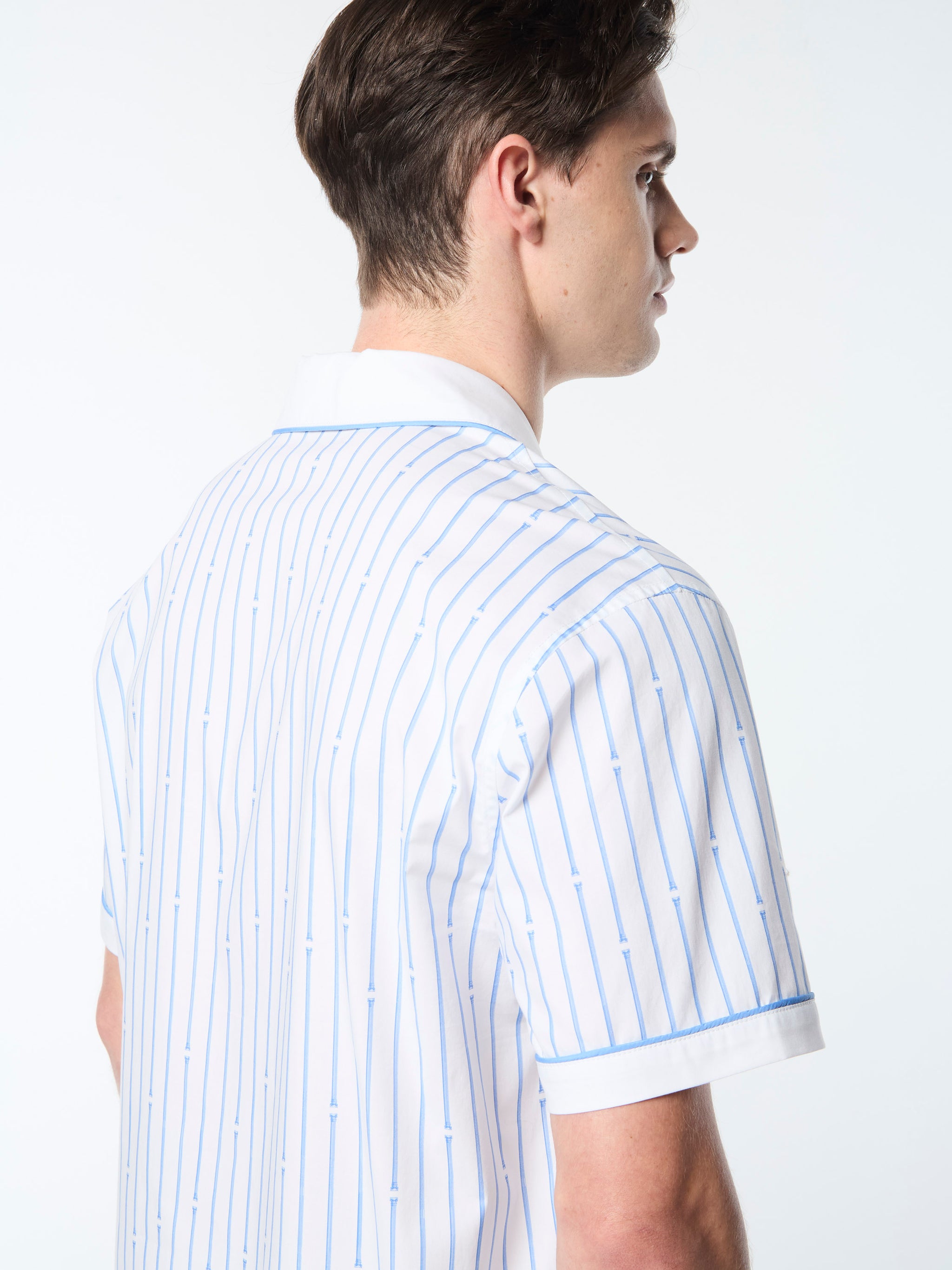 Colonna Cabana Shirt- Brilliant White – Sergio Tacchini Europe