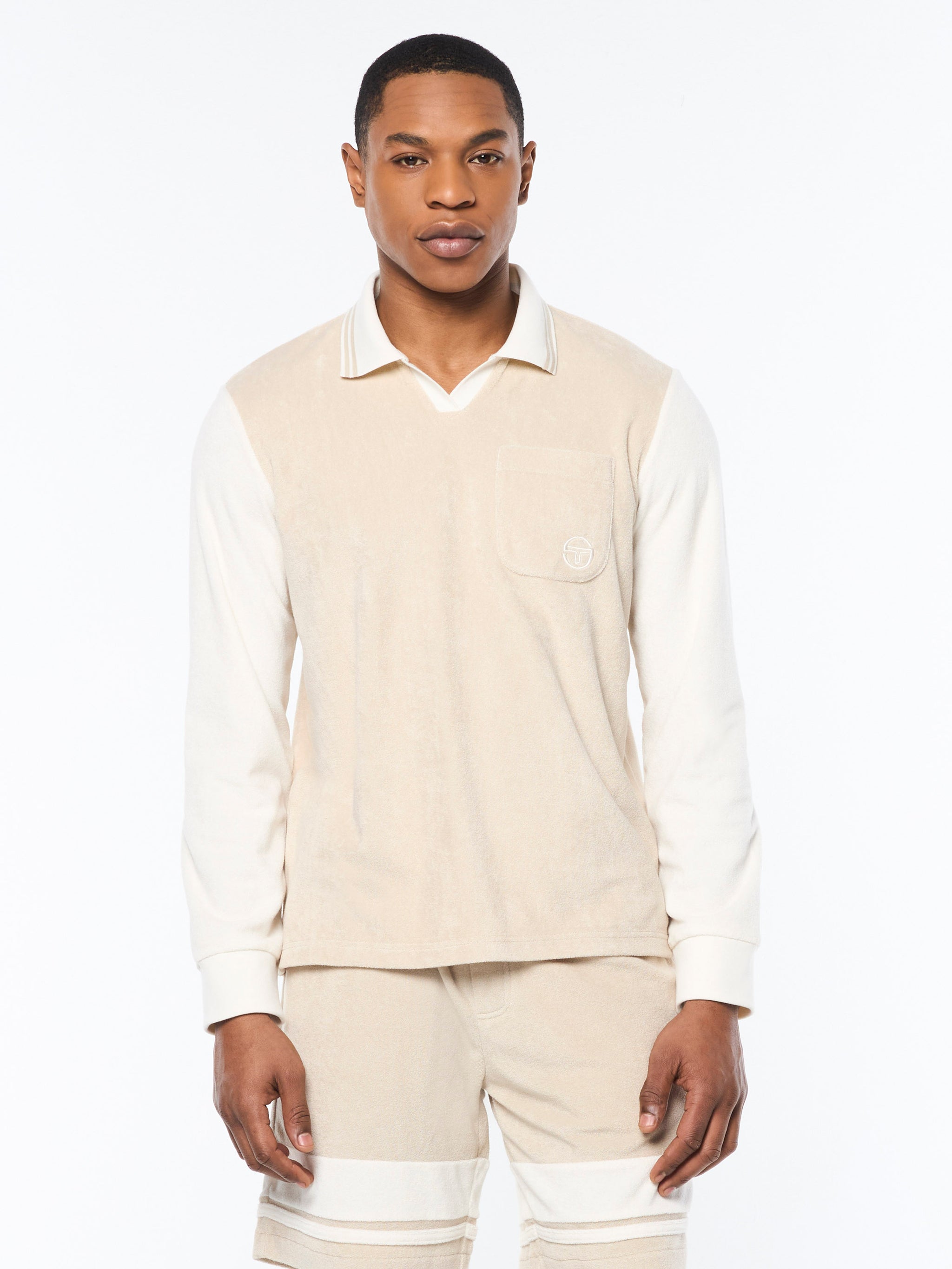 Alvar Long Sleeve Polo- Fog – Sergio Tacchini Europe