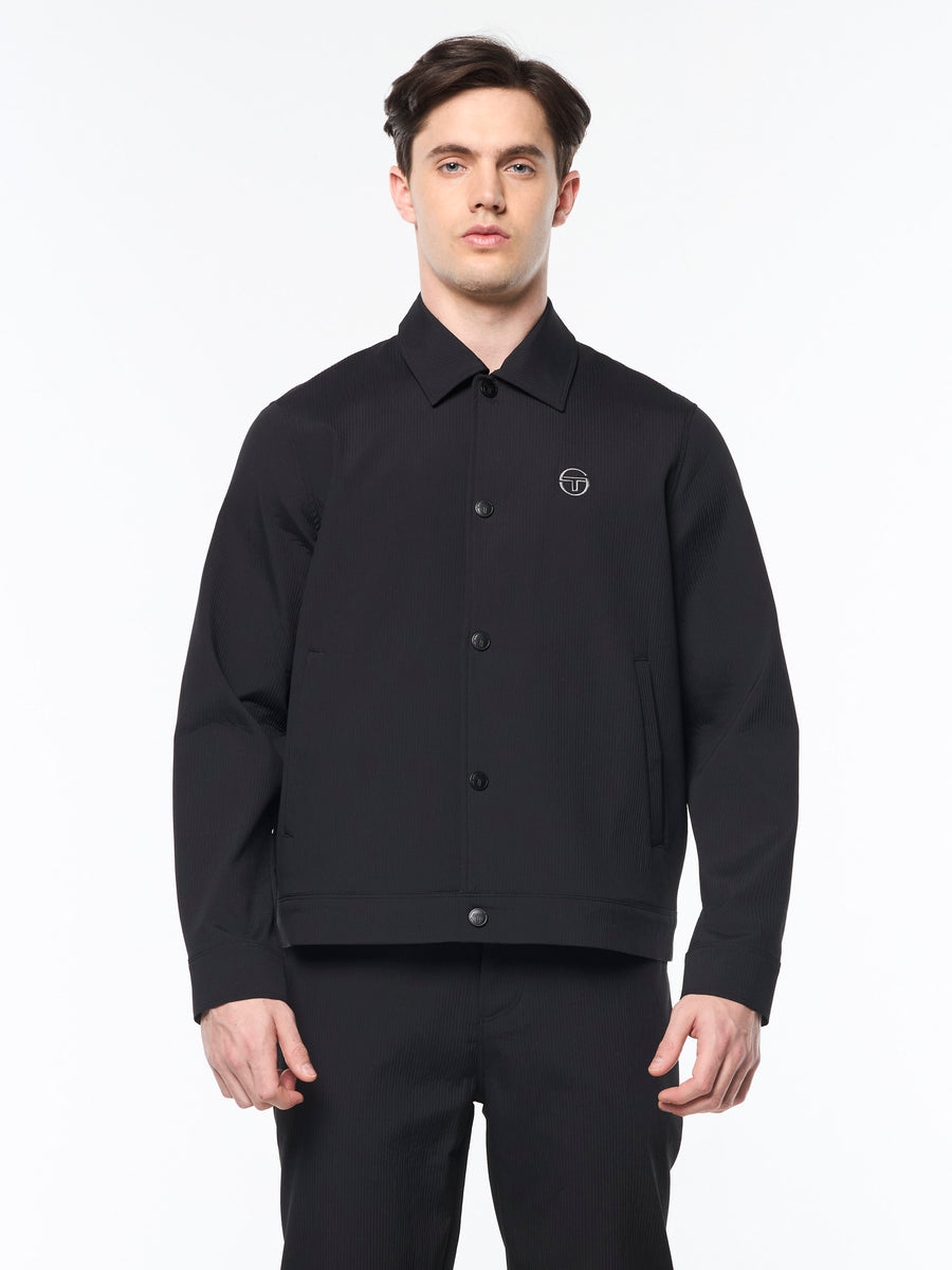 Veste Matelassée Baddeley Sergio Tacchini - Noir, Coupe Confortable Avec Poches Zippées