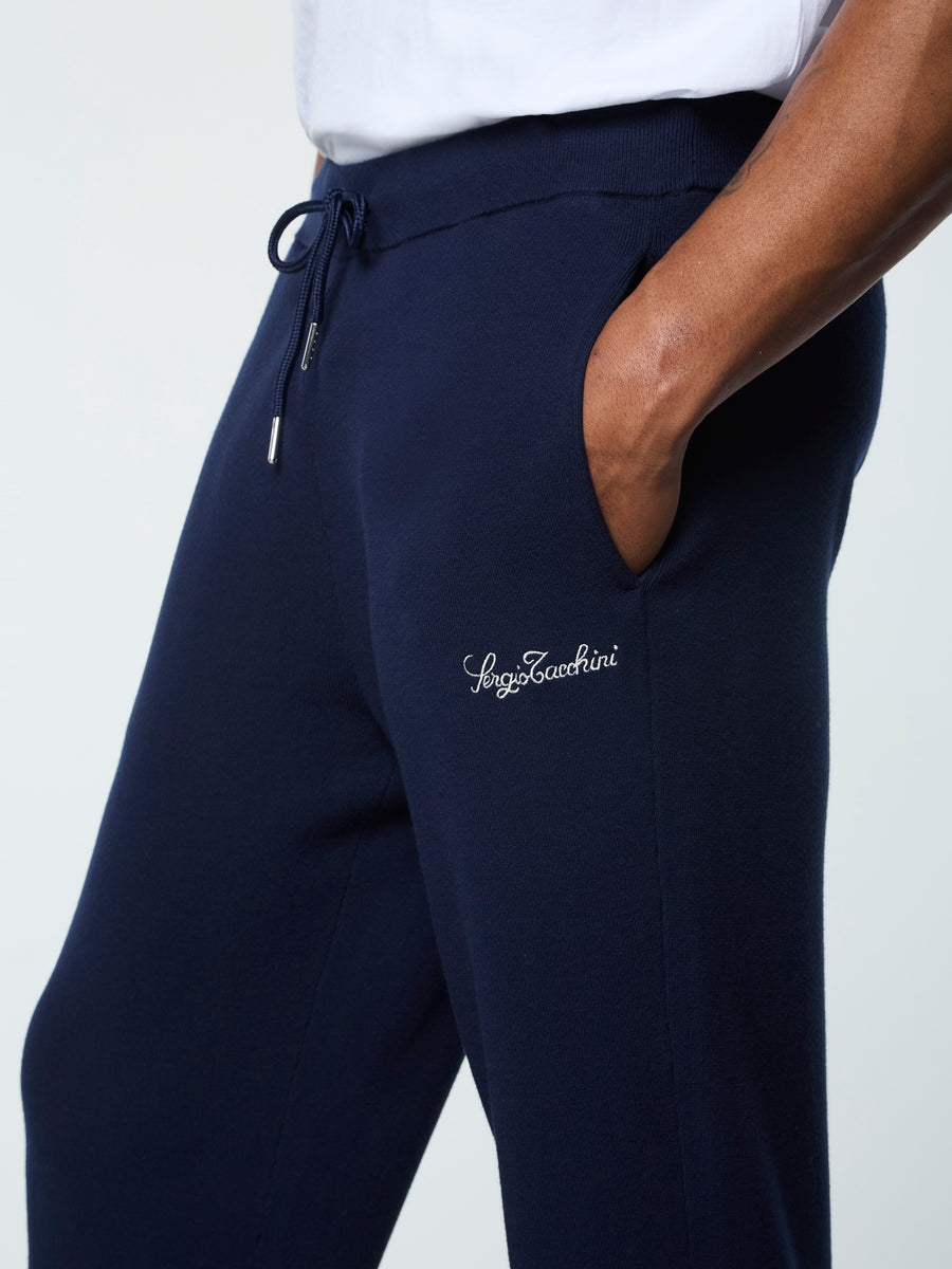 Enzo Track Pant- Maritime Blue