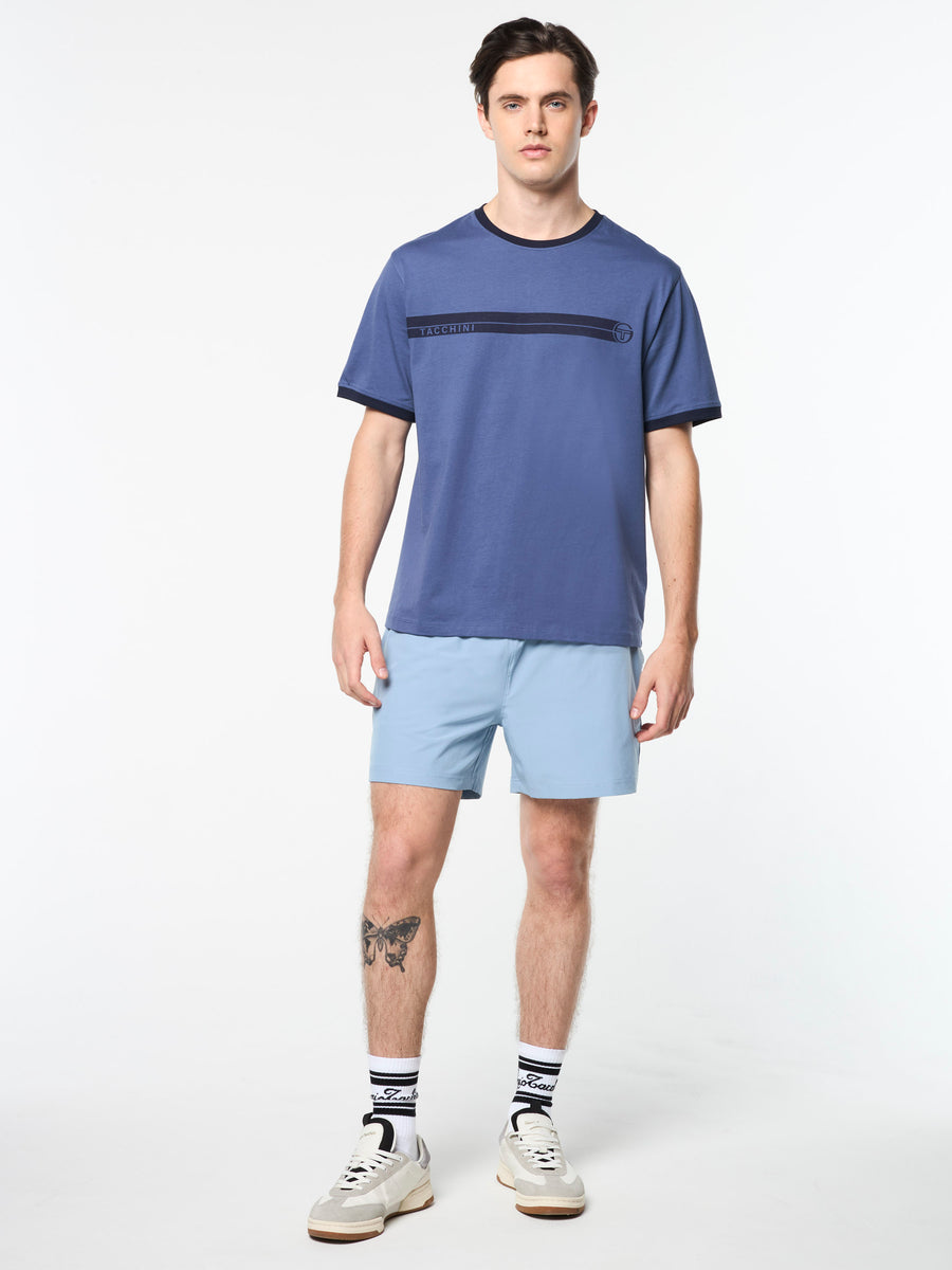 Leo T-Shirt- Blue Indigo