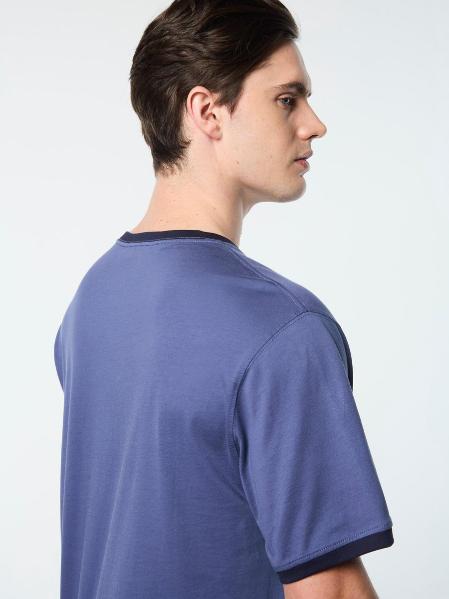 Leo T-Shirt- Blue Indigo