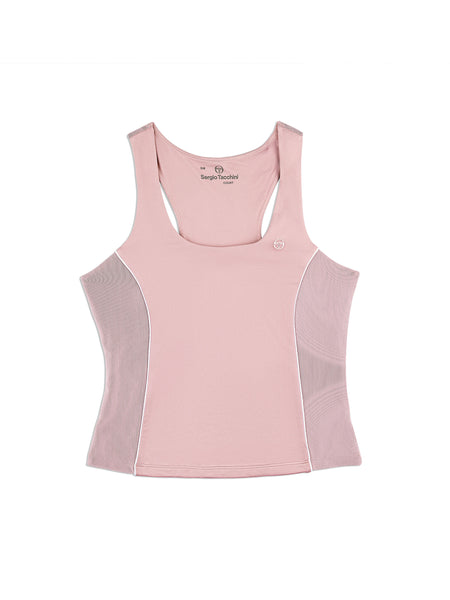 Tessa Scoop Neck Tank- Pale Mauve – Sergio Tacchini Europe